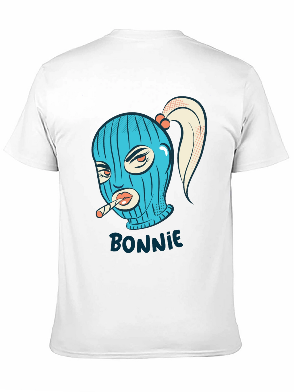 Bonnie Graphic Tee - Black Cotton Blend