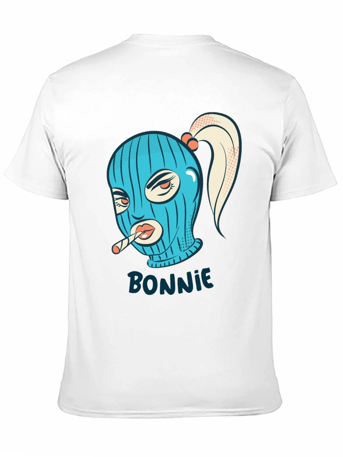Bonnie Graphic Tee - Black Cotton Blend
