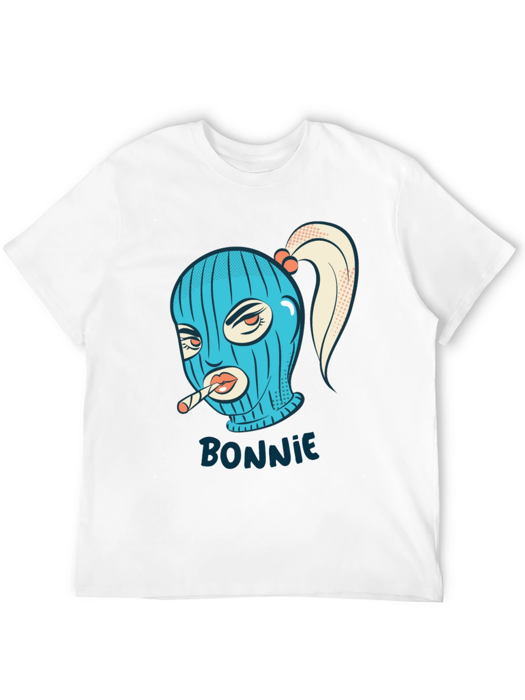 Bonnie Graphic Tee - Black Cotton Blend