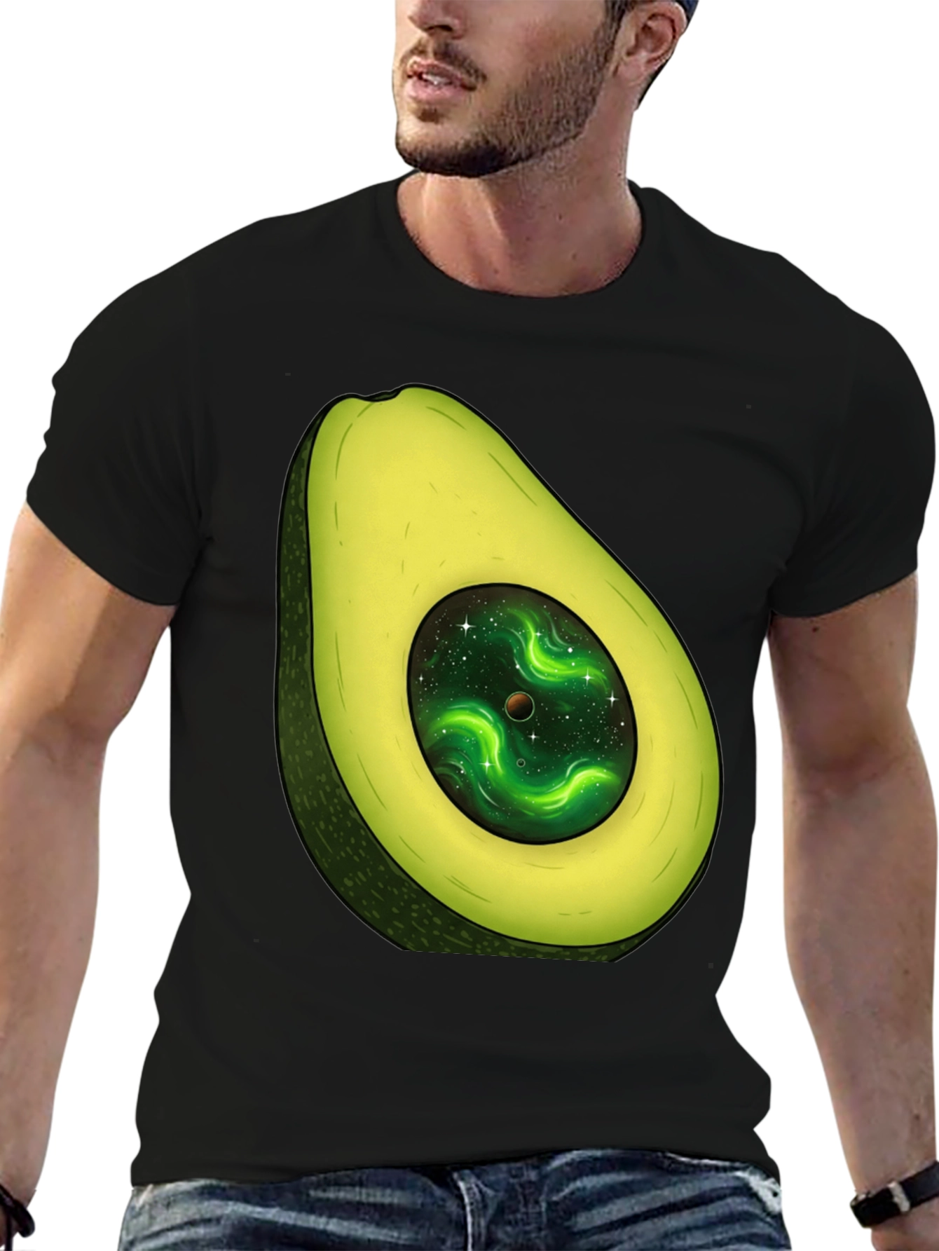 Avocado Galaxy T-Shirt - Stylish Unisex Graphic Tee