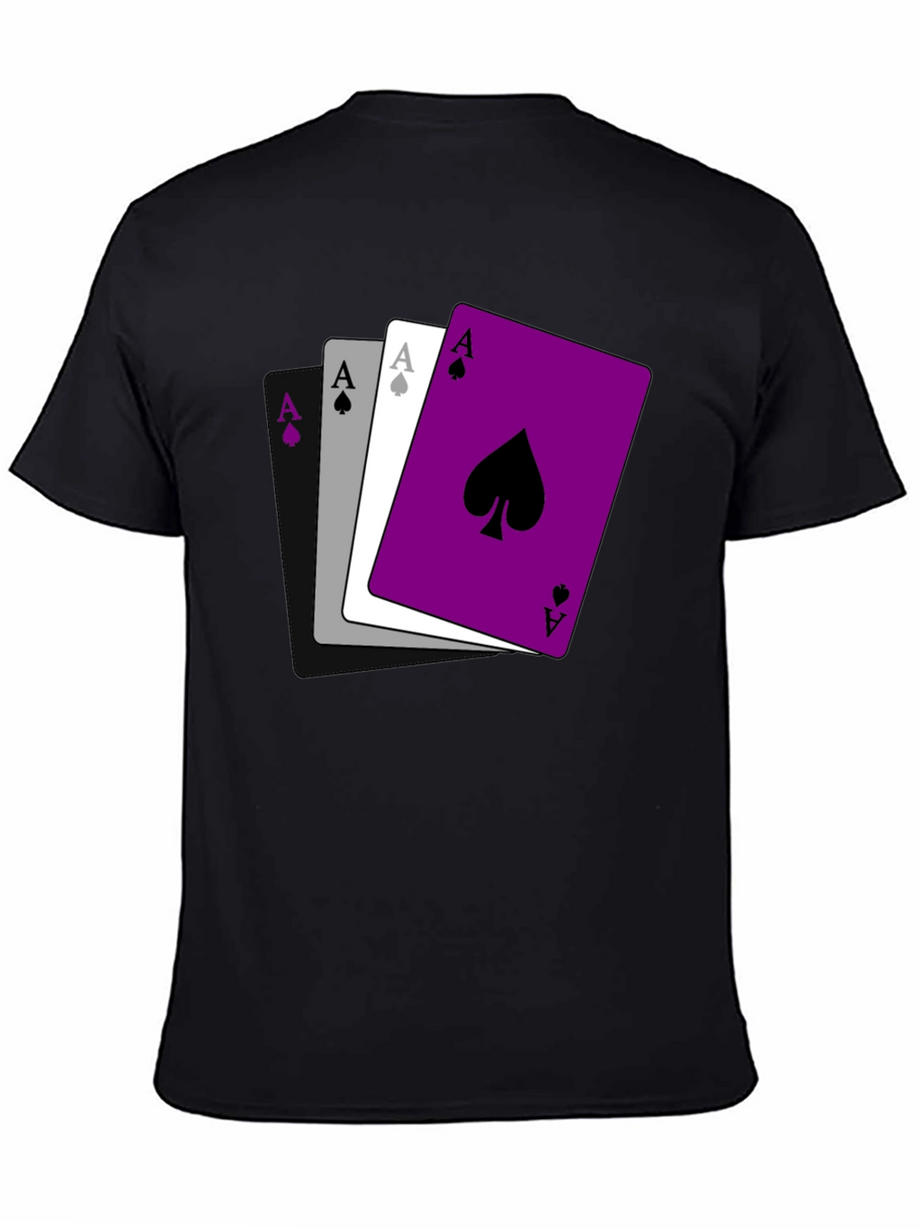 Asexual Pride Ace Cards T-Shirt