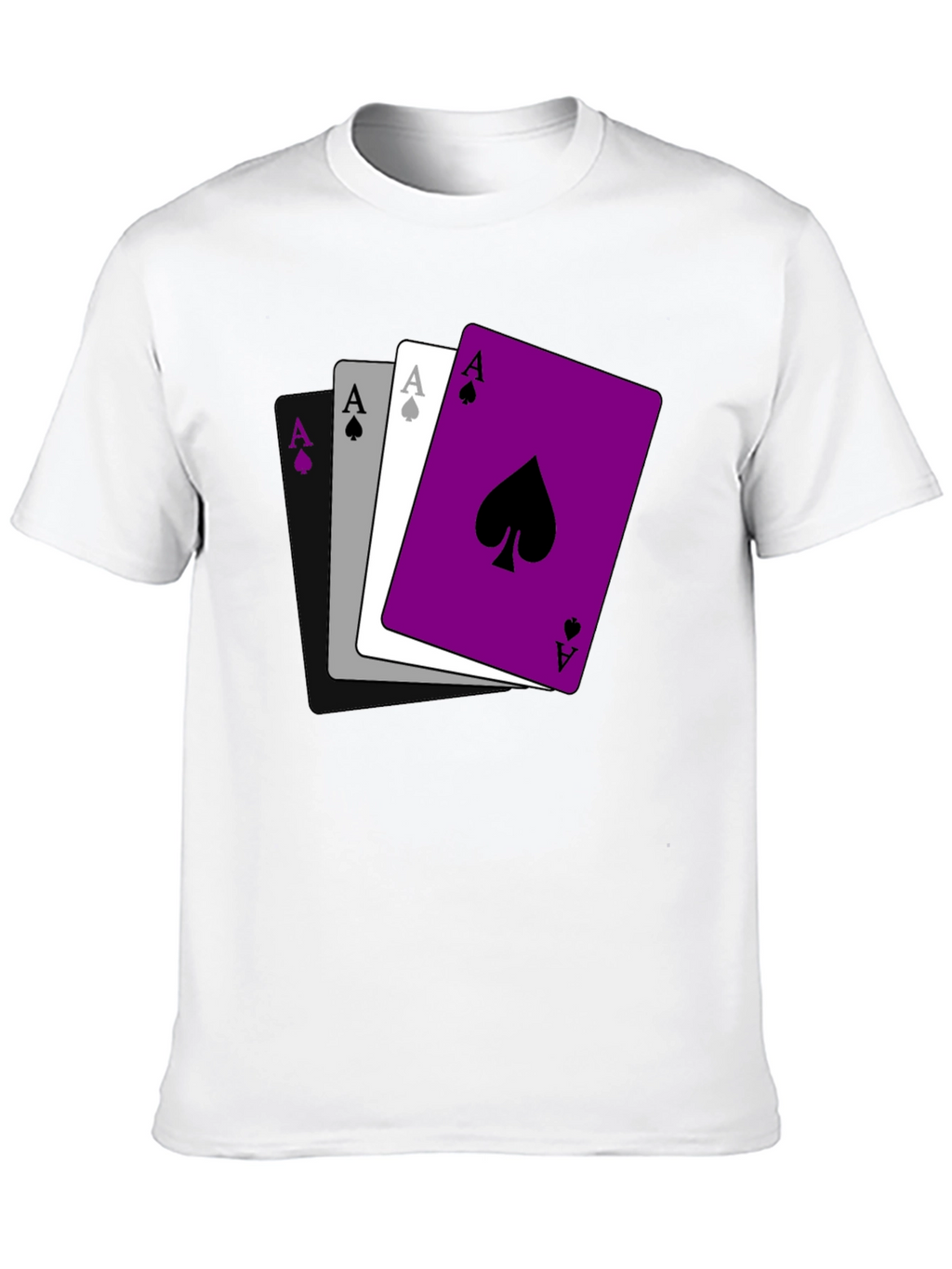 Asexual Pride Ace Cards T-Shirt