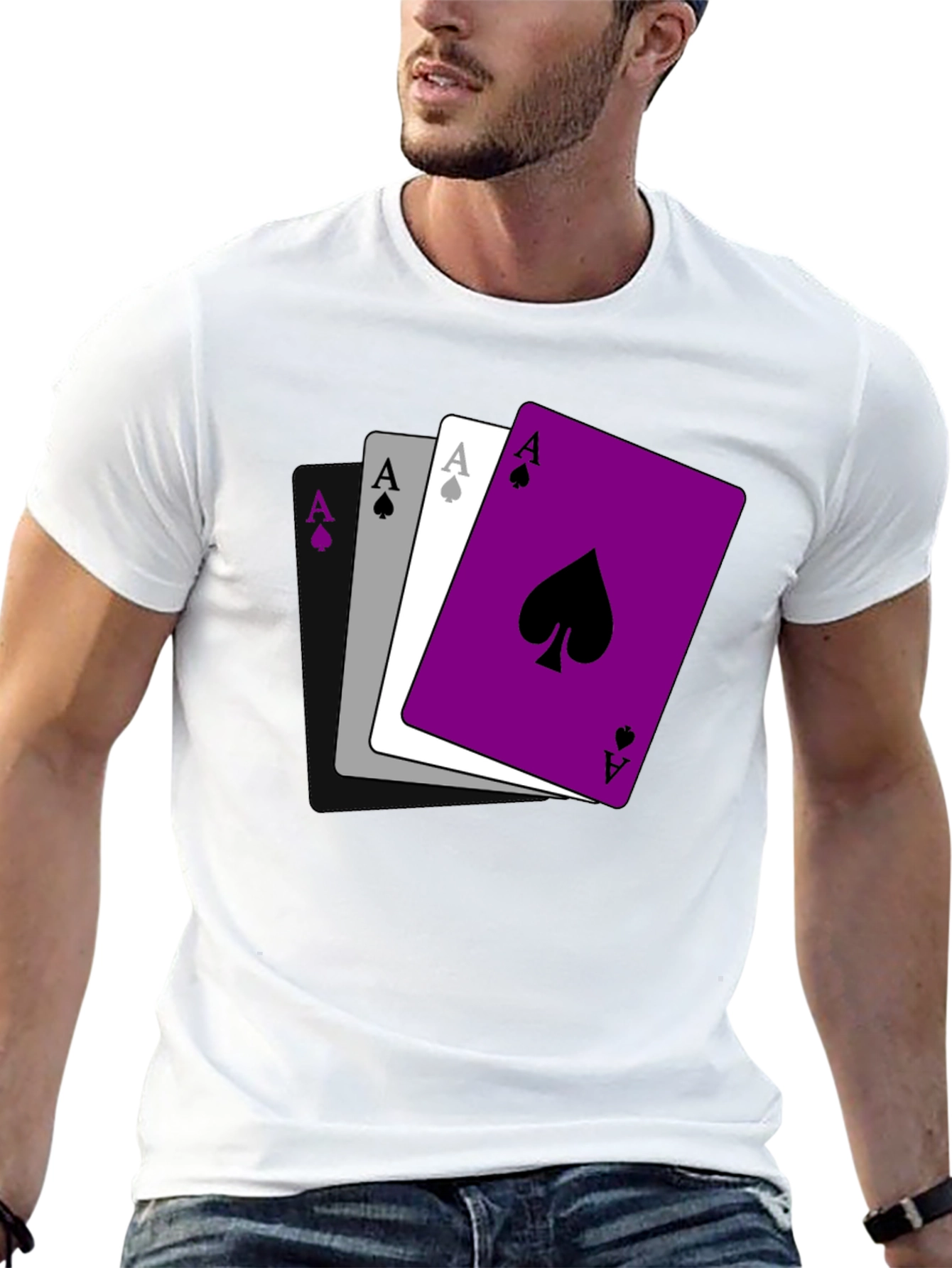 Asexual Pride Ace Cards T-Shirt