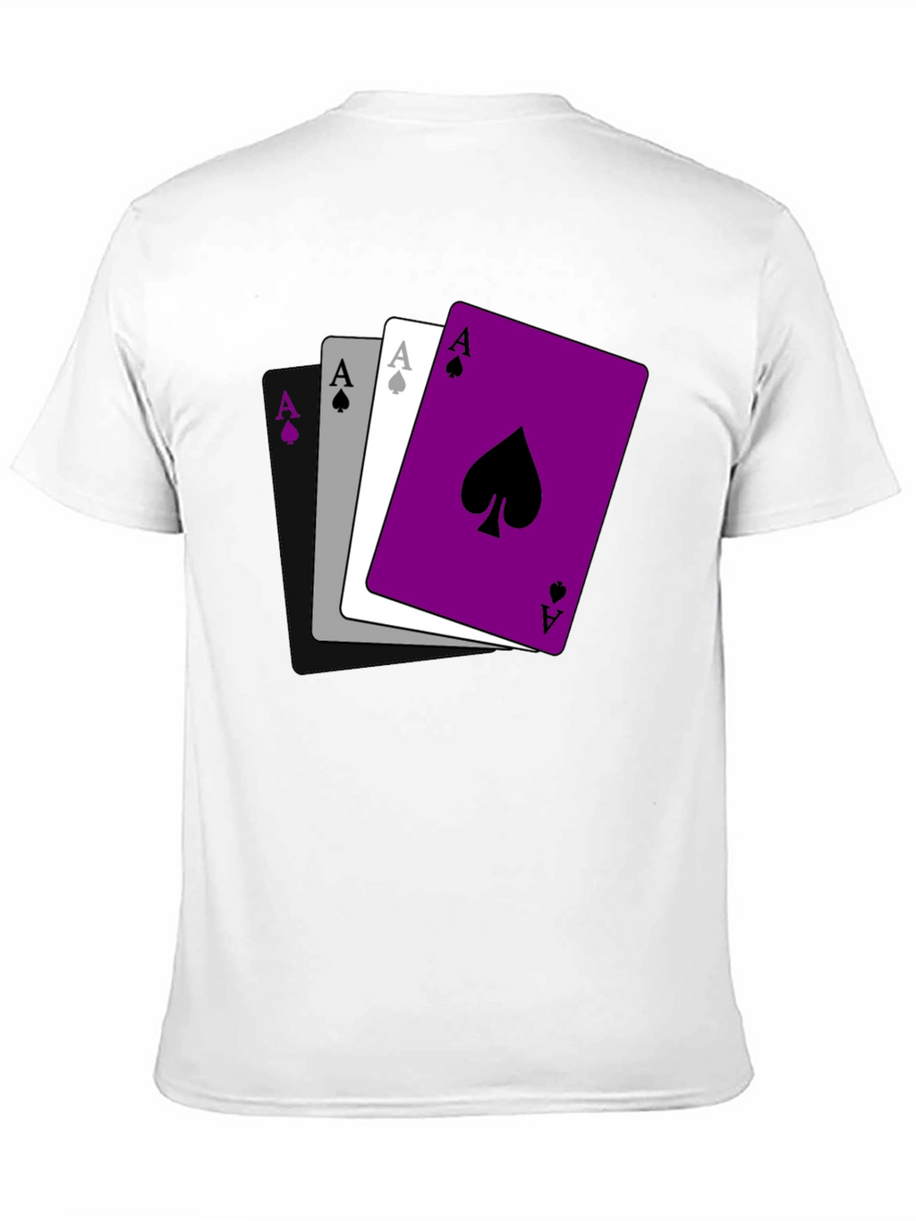Asexual Pride Ace Cards T-Shirt