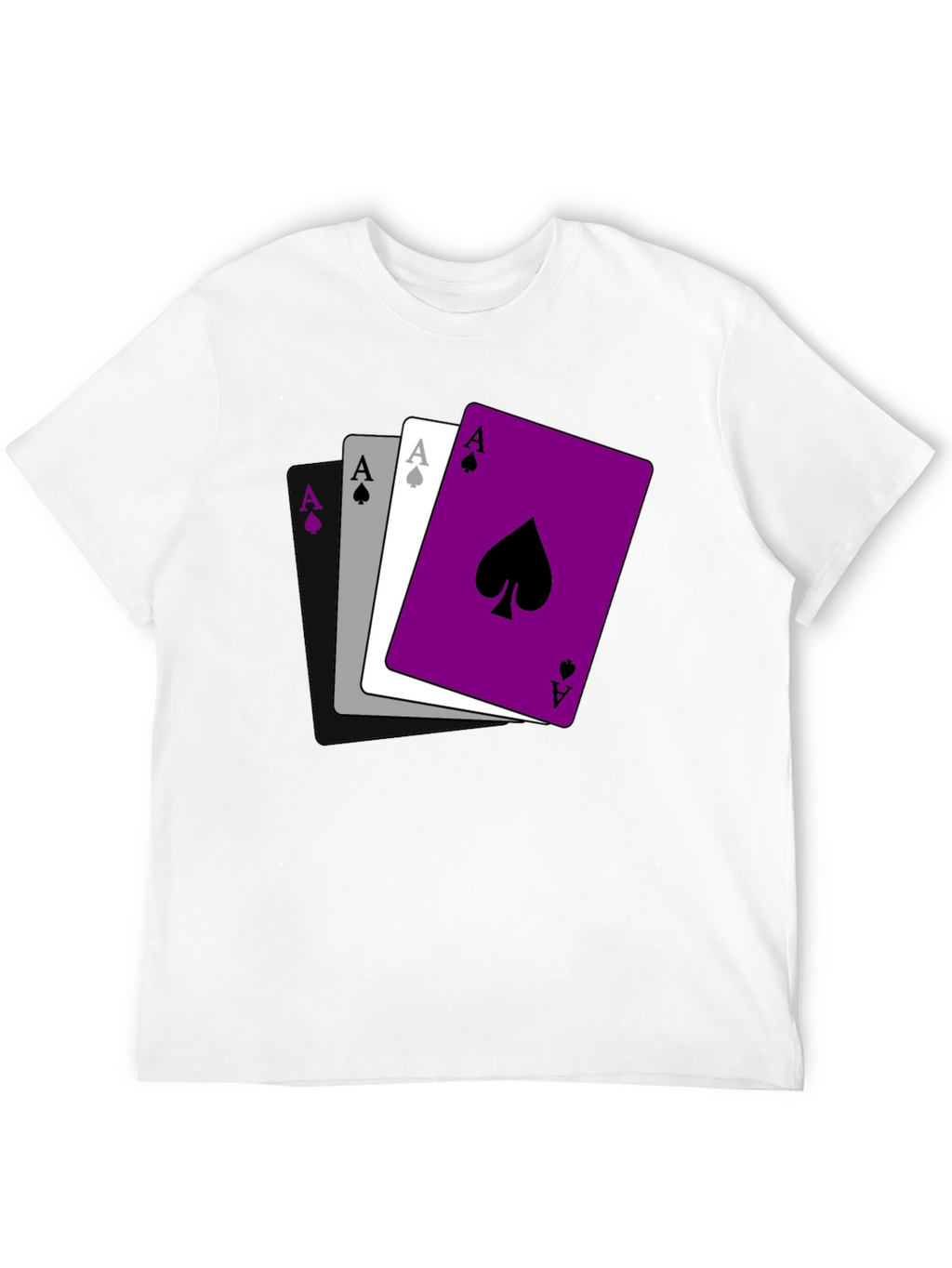 Asexual Pride Ace Cards T-Shirt