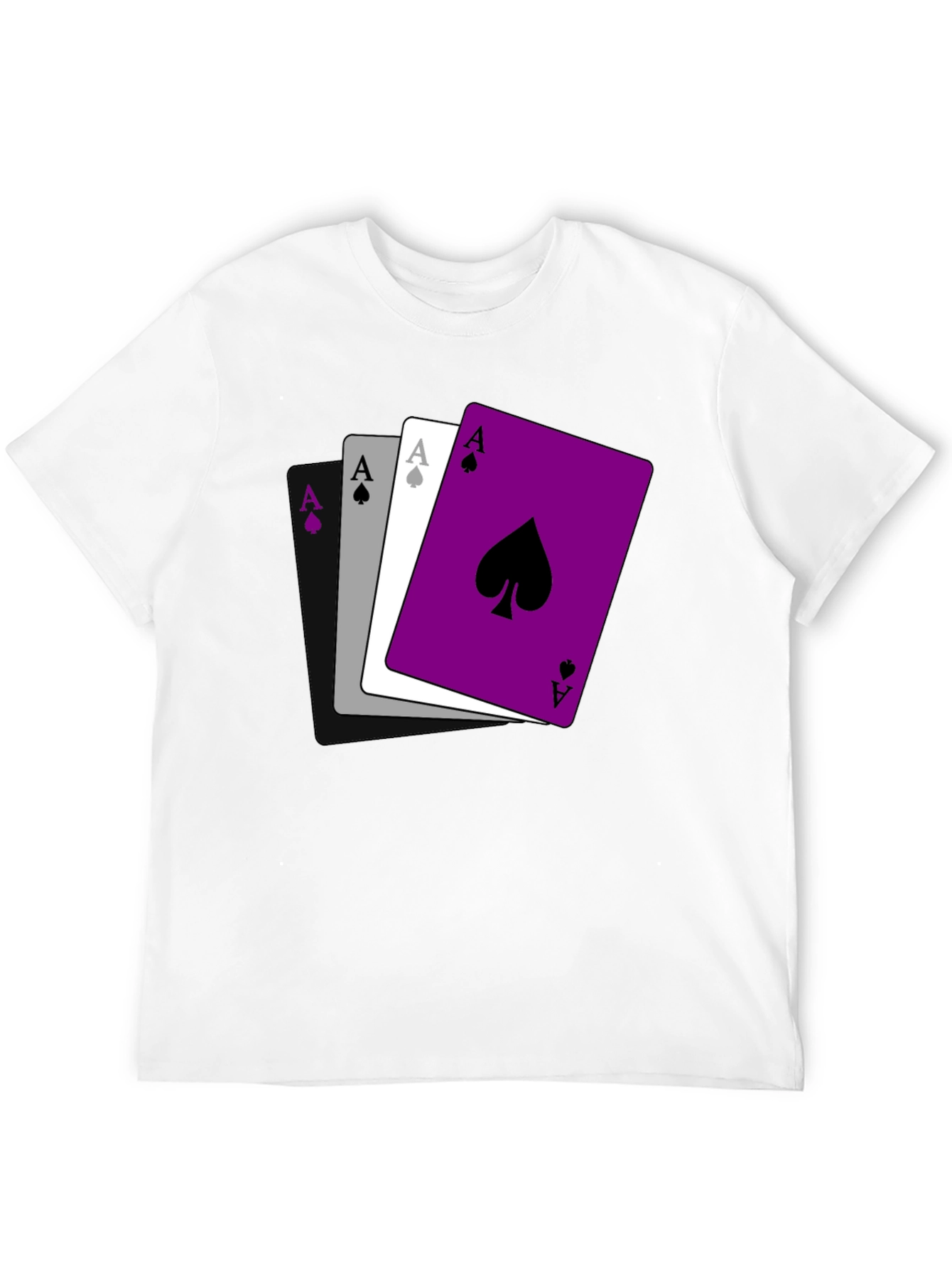 Asexual Pride Ace Cards T-Shirt