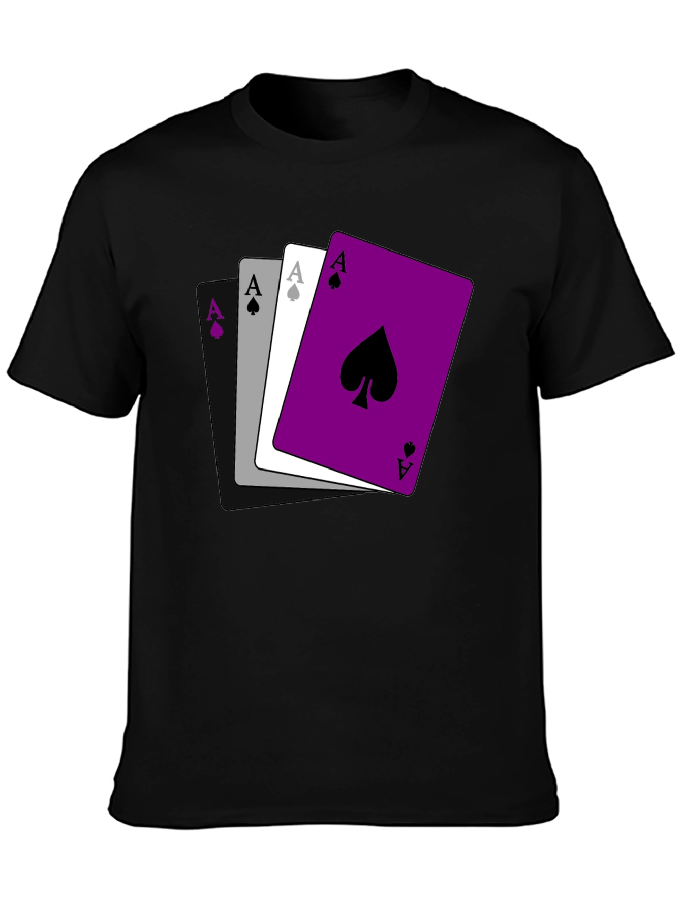 Asexual Pride Ace Cards T-Shirt