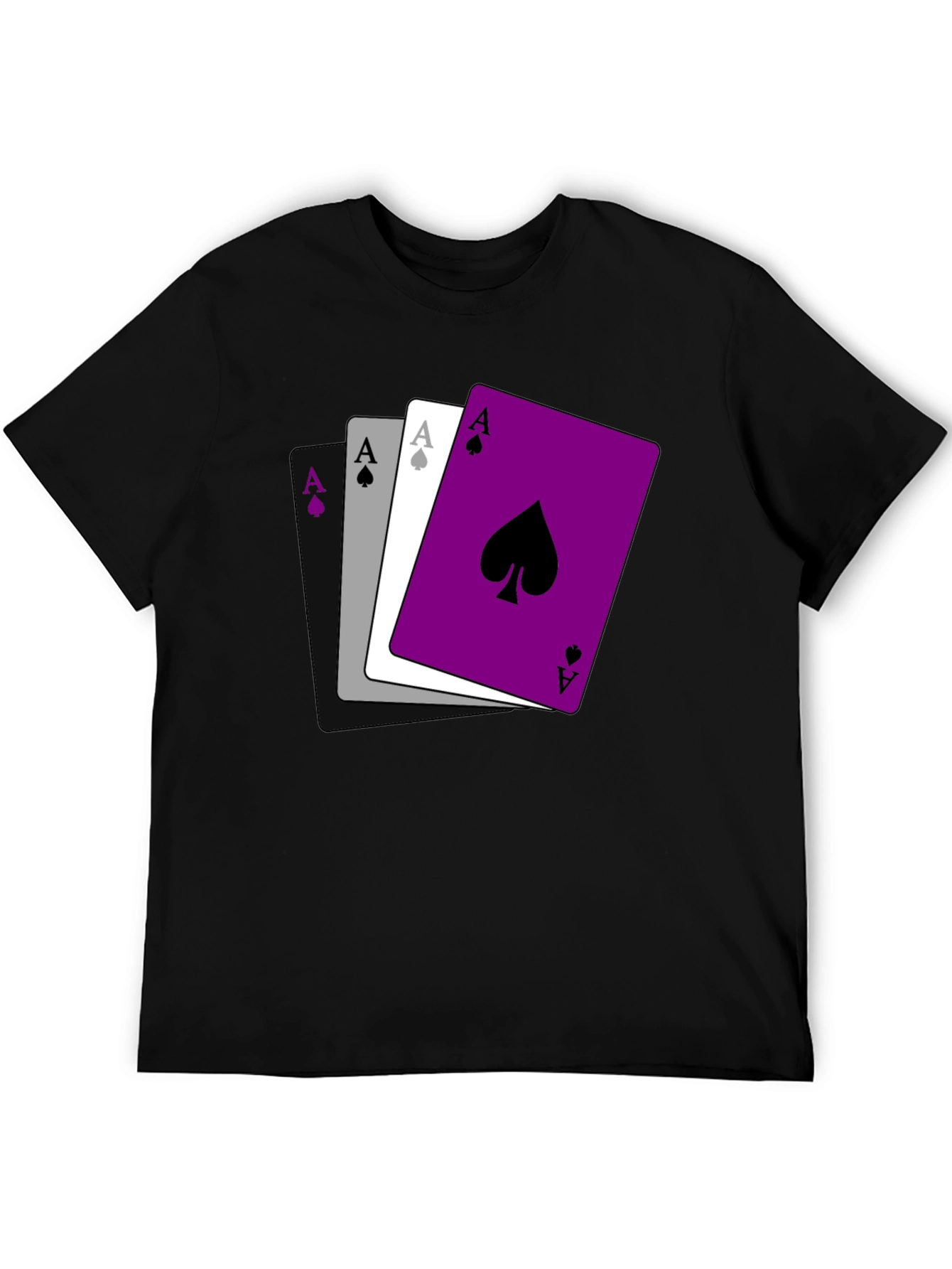 Asexual Pride Ace Cards T-Shirt