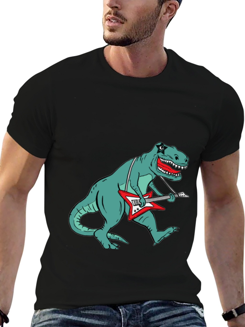 Dinosaur Guitar T-Shirt