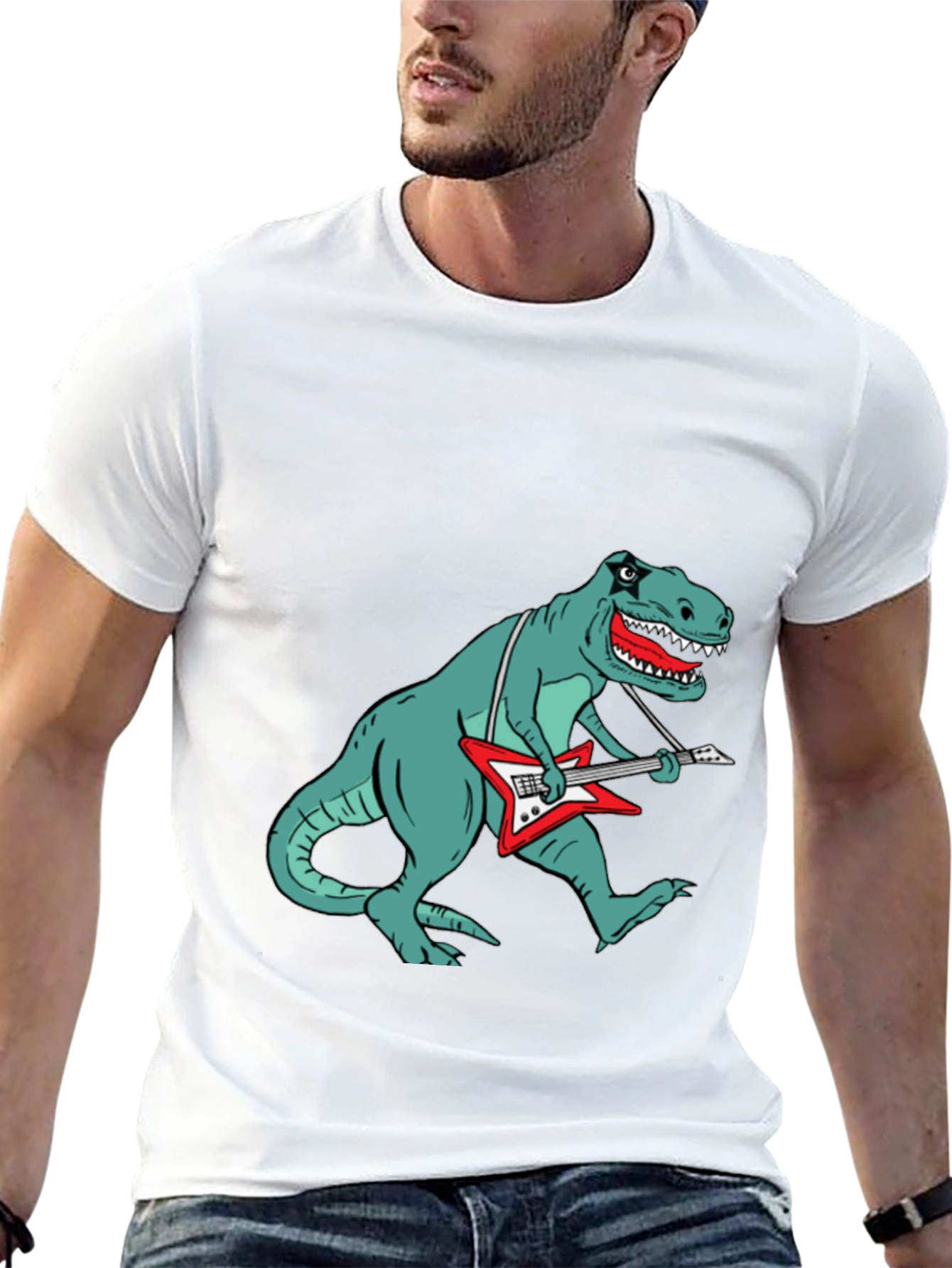 Dinosaur Guitar T-Shirt