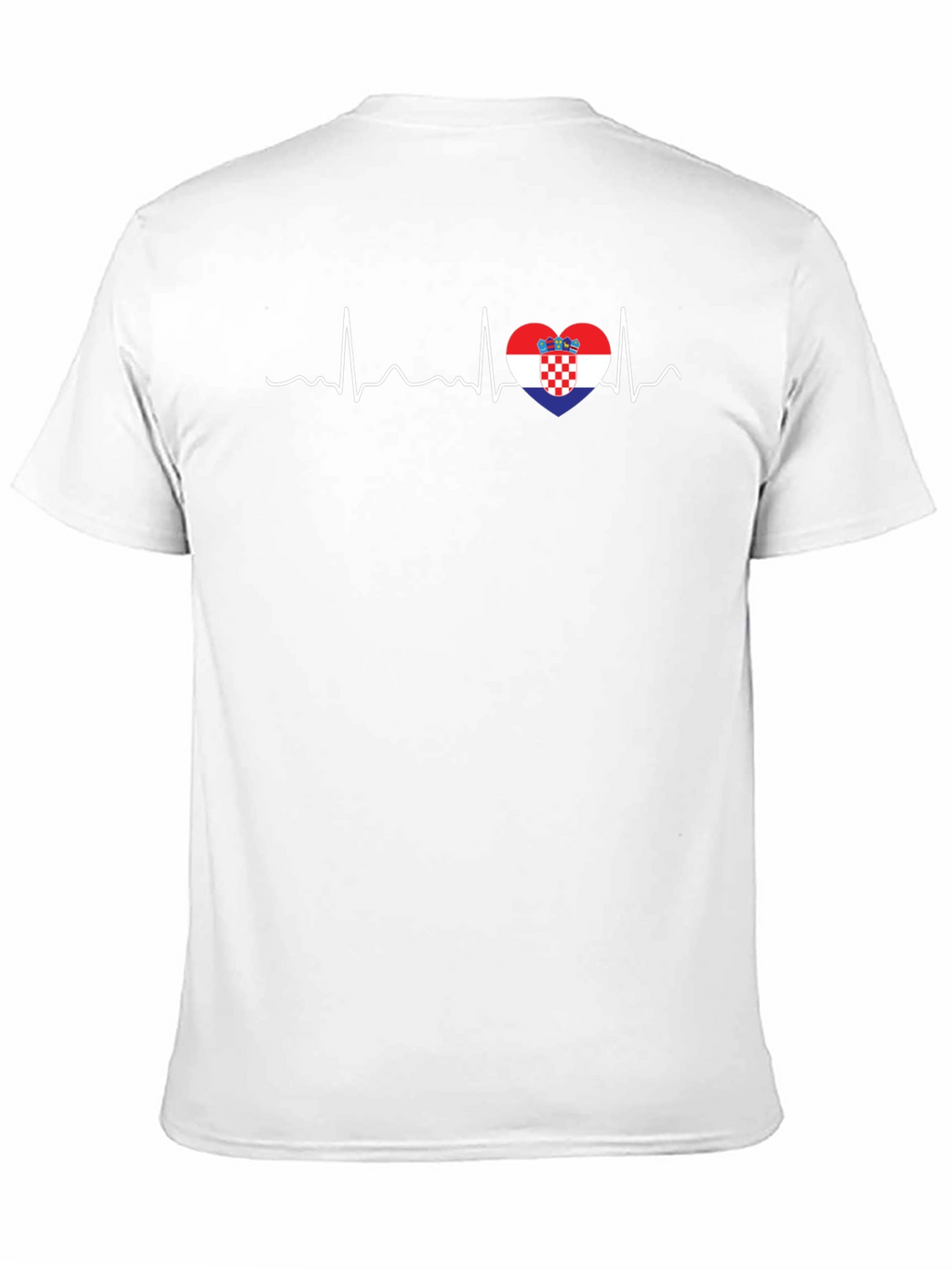 Croatia Heartbeat T-Shirt - Croatian Pride Tee