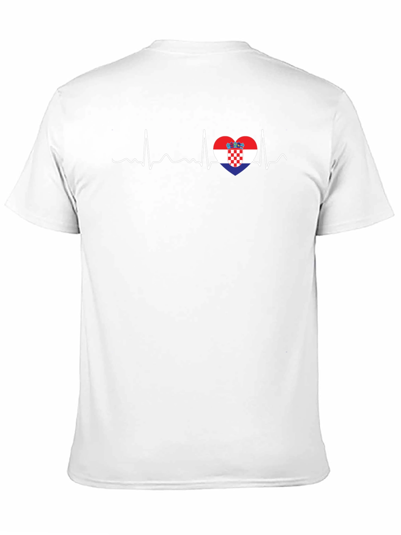 Croatia Heartbeat T-Shirt - Croatian Pride Tee