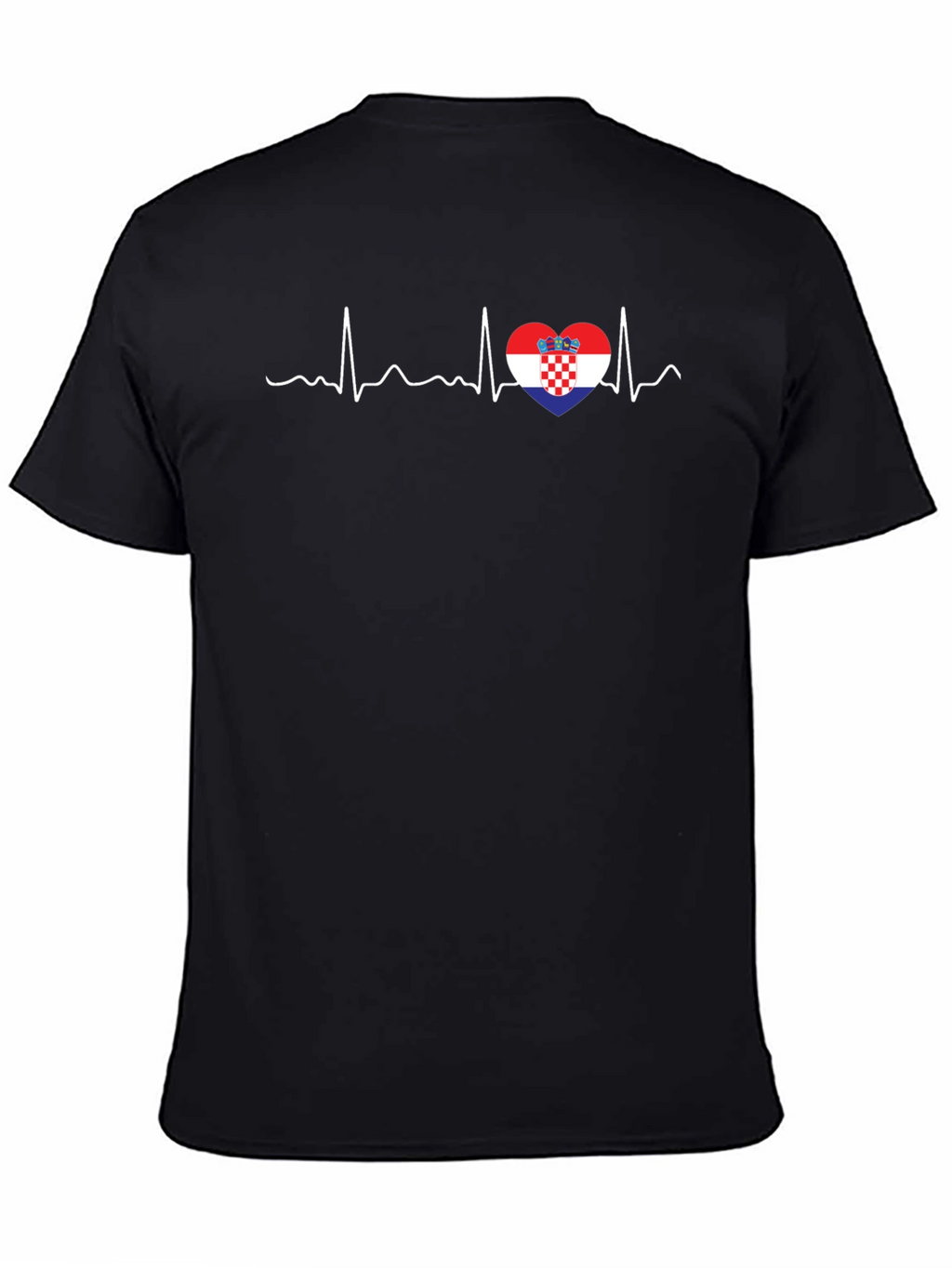 Croatia Heartbeat T-Shirt - Croatian Pride Tee