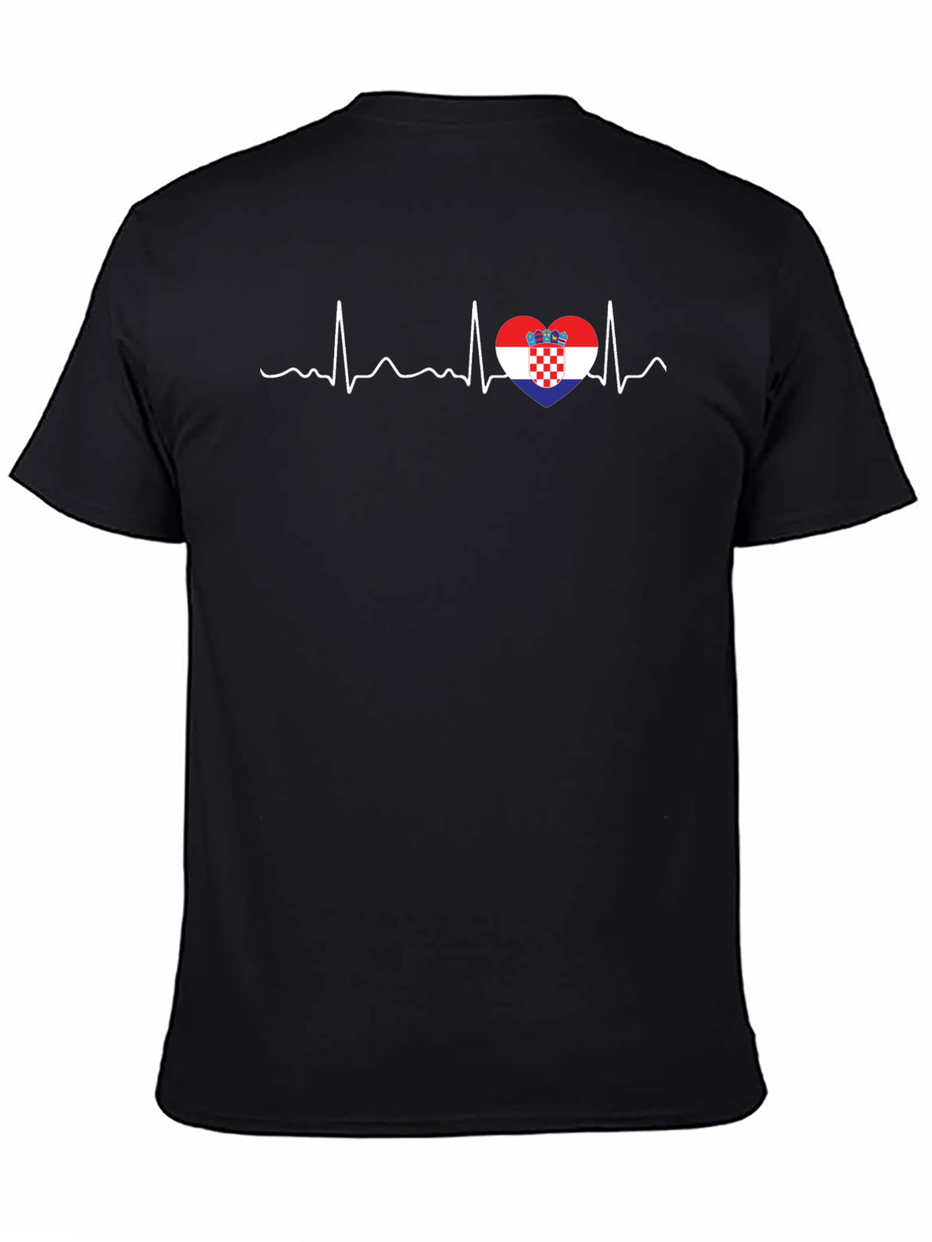 Croatia Heartbeat T-Shirt - Croatian Pride Tee