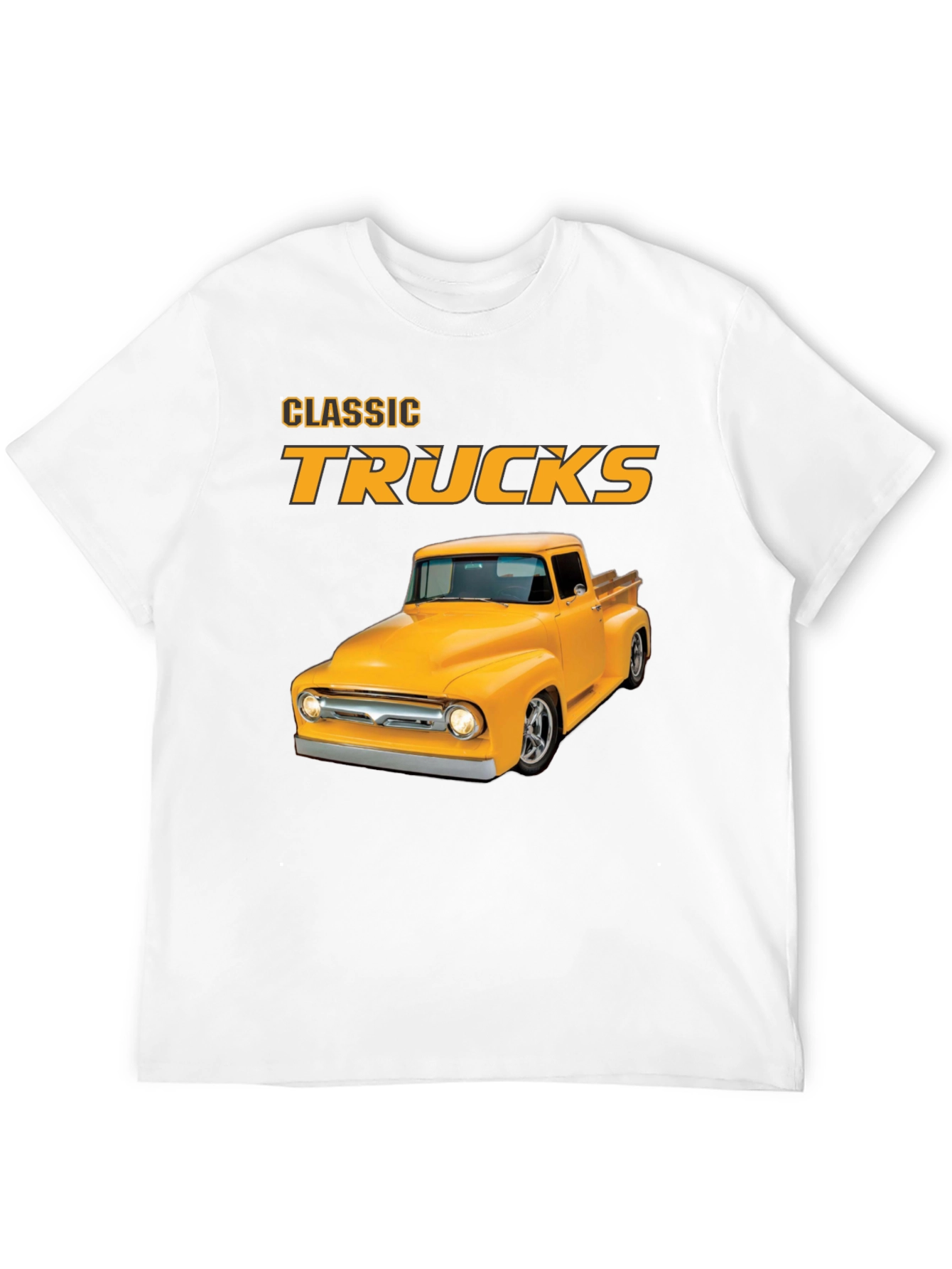 Classic Trucks Graphic T-Shirt - Vintage Car Design