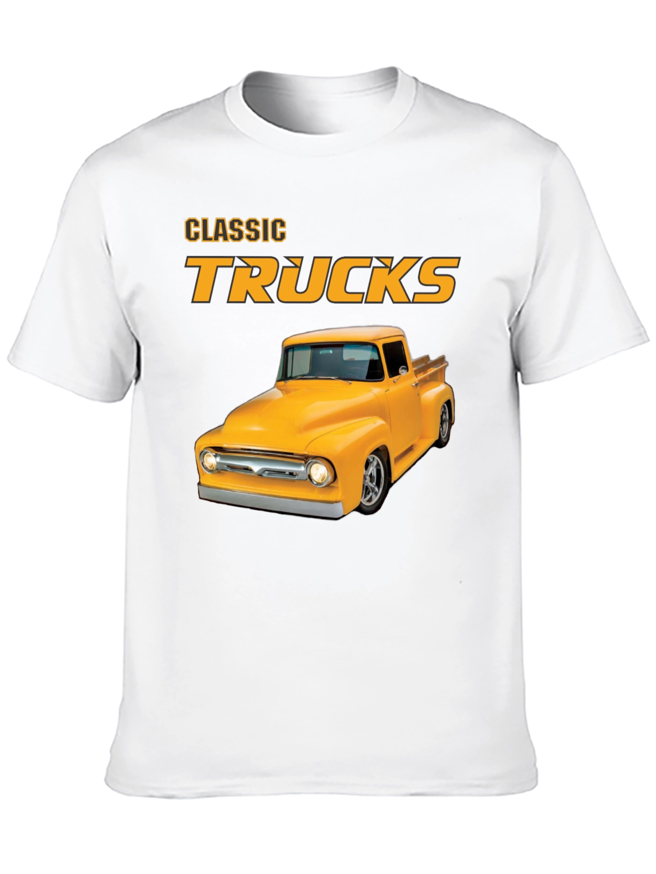 Classic Trucks Graphic T-Shirt - Vintage Car Design