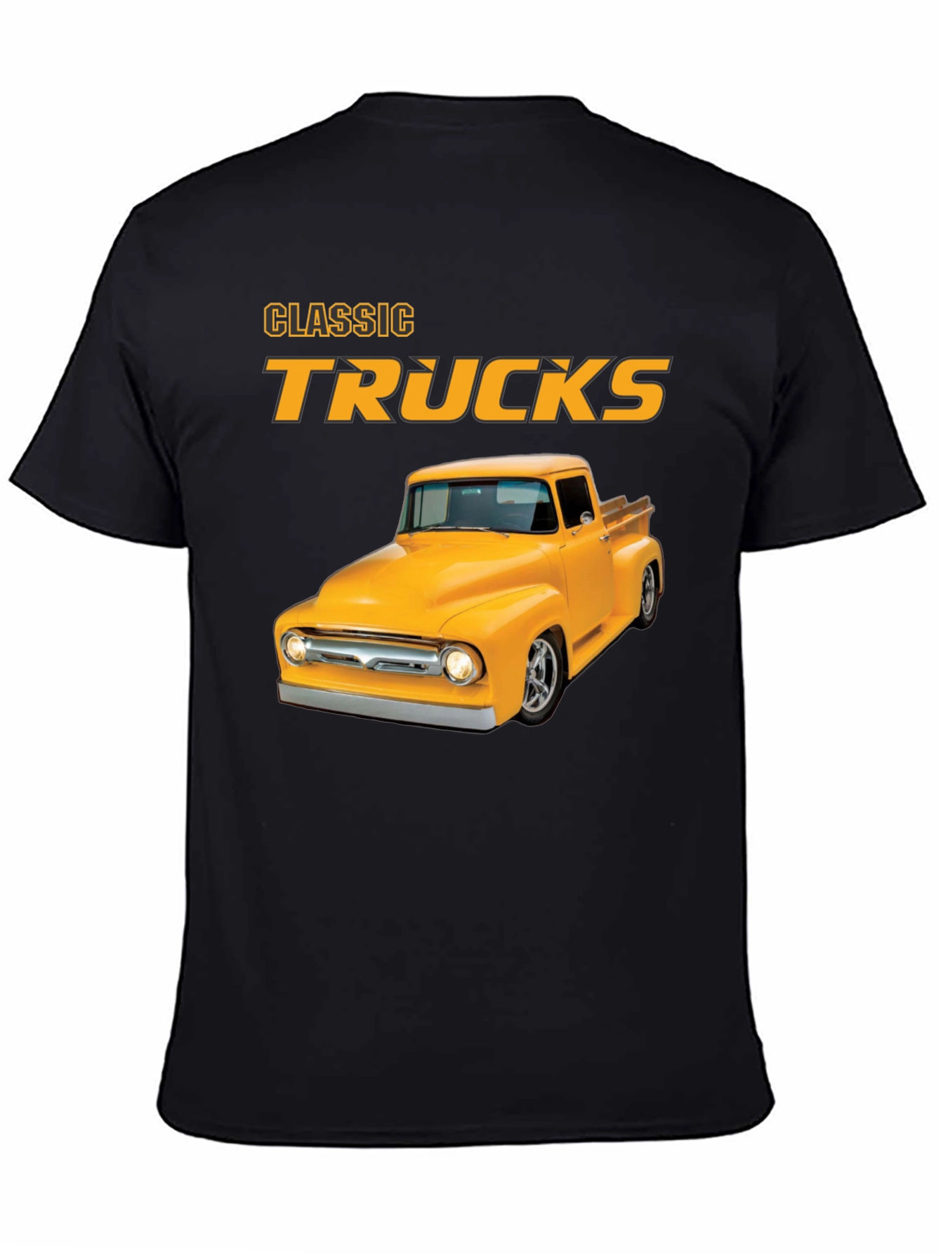 Classic Trucks Graphic T-Shirt - Vintage Car Design