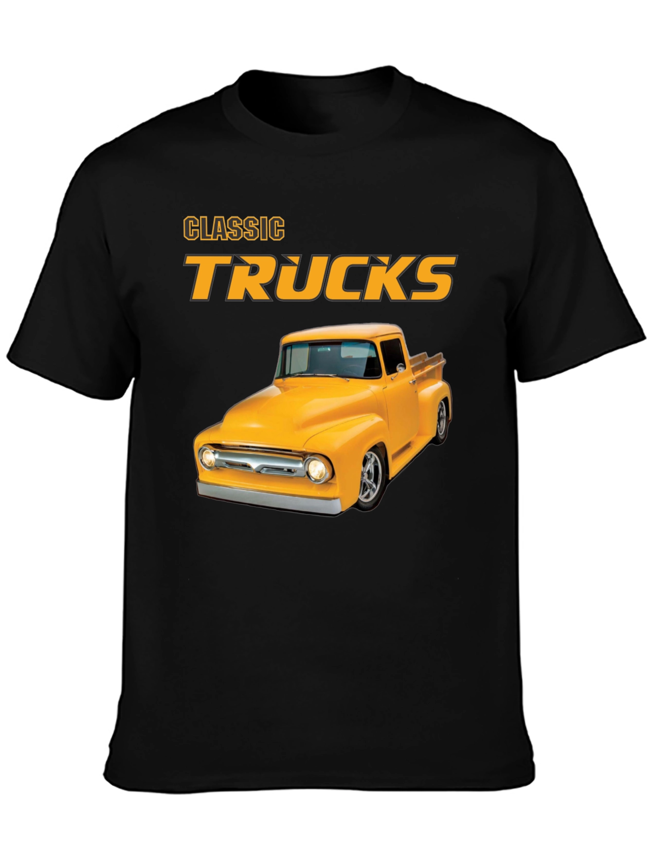 Classic Trucks Graphic T-Shirt - Vintage Car Design