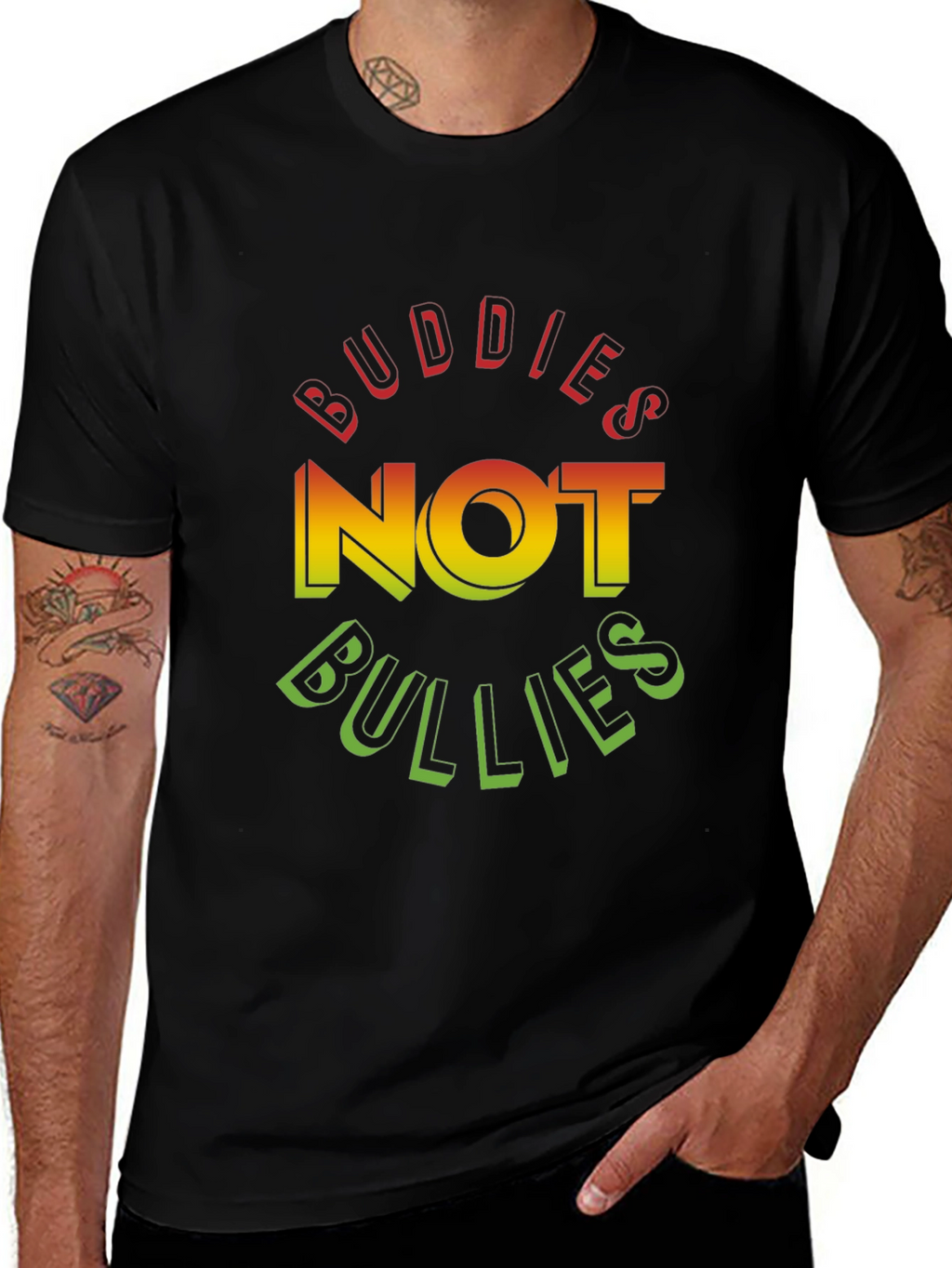 Buddies Not Bullies Graphic Tee