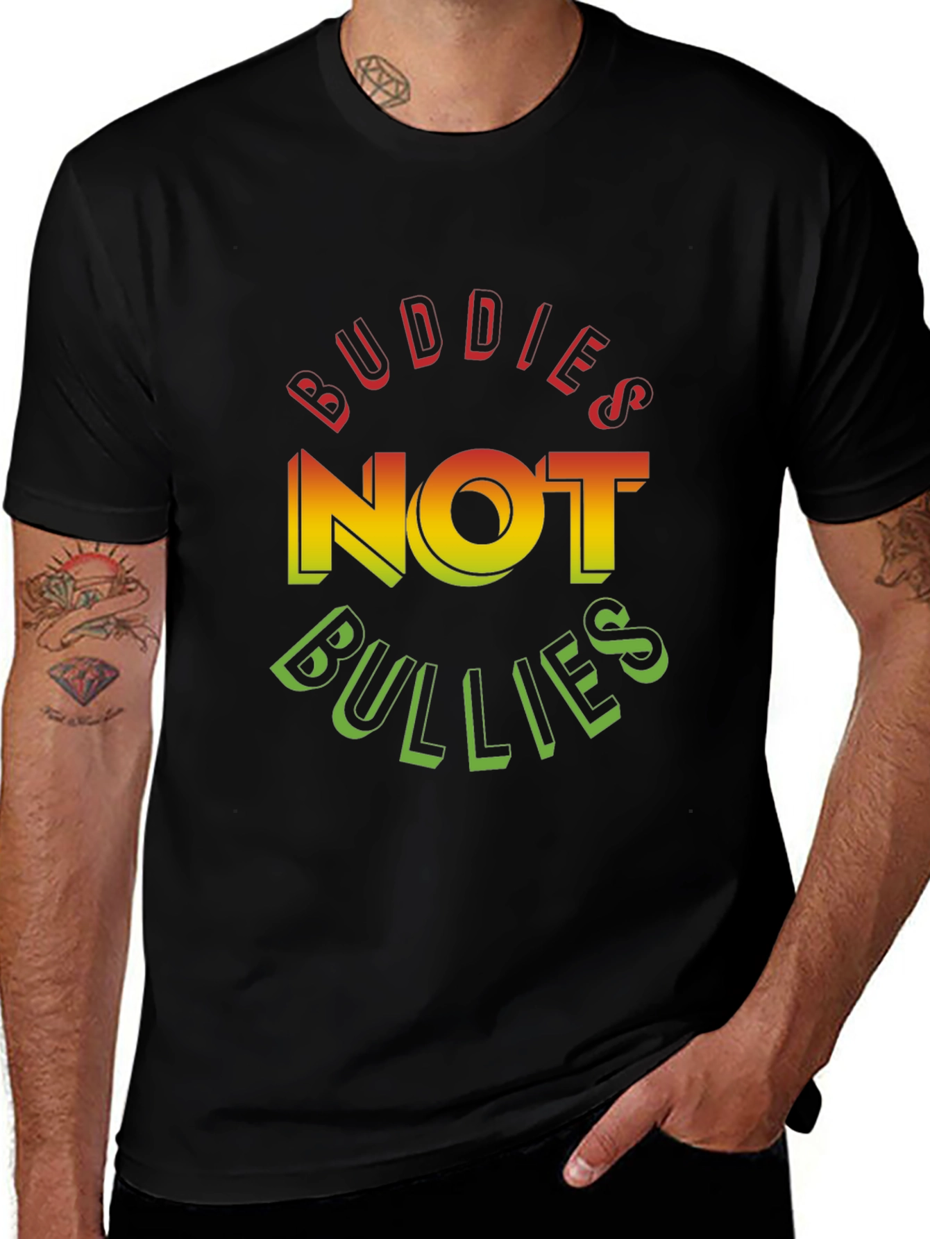 Buddies Not Bullies Graphic Tee
