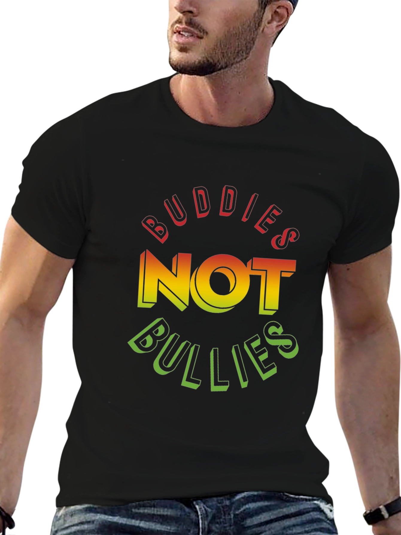 Buddies Not Bullies Graphic Tee