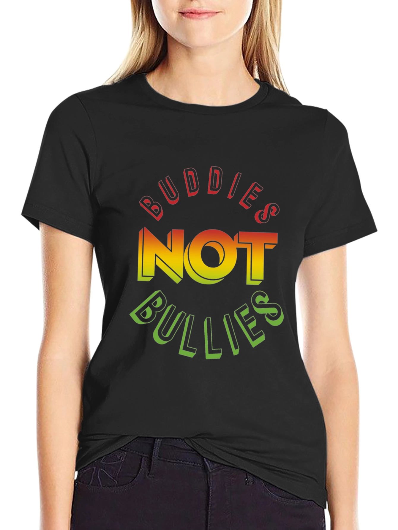 Buddies Not Bullies Graphic Tee