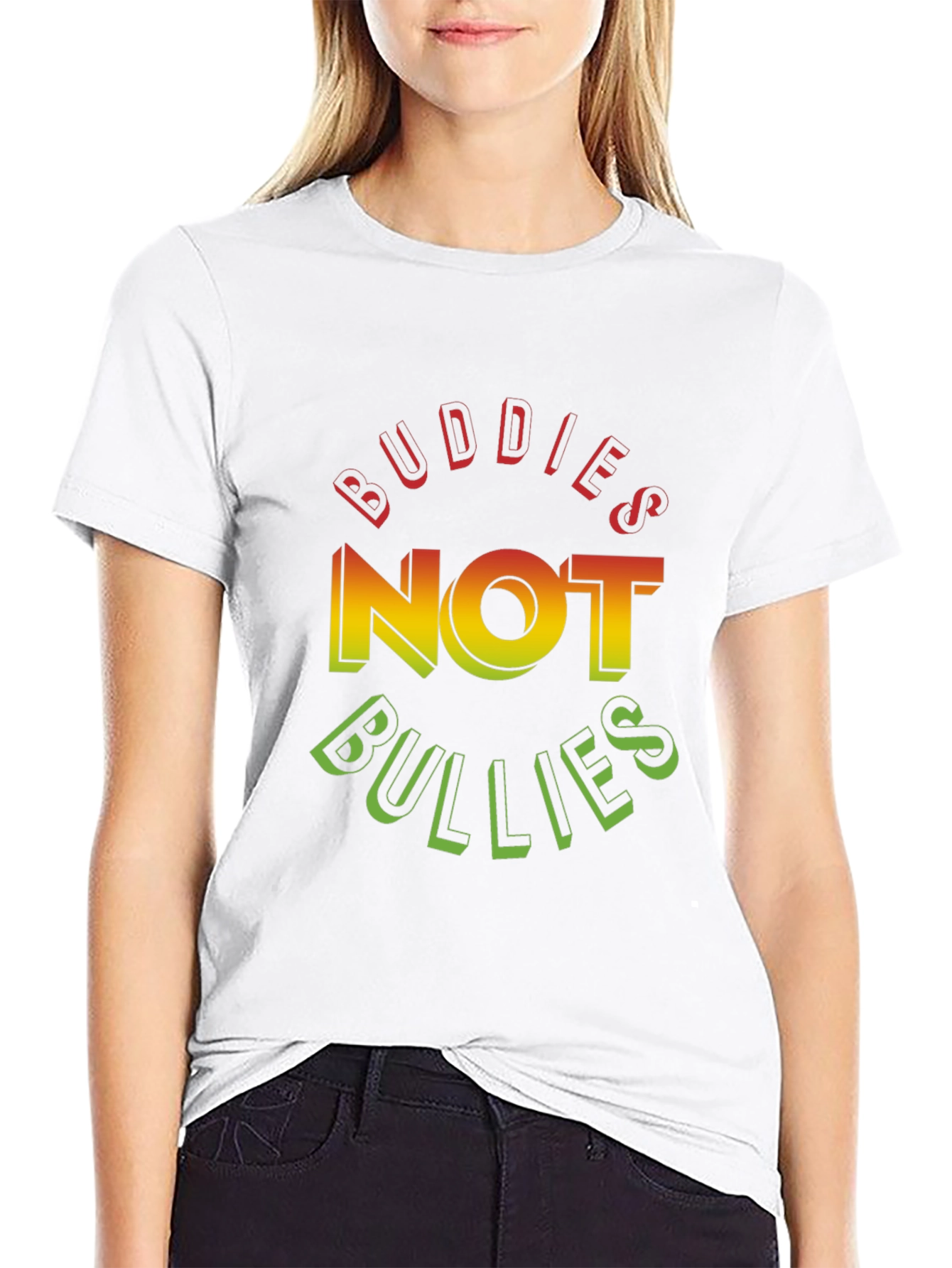 Buddies Not Bullies Graphic Tee
