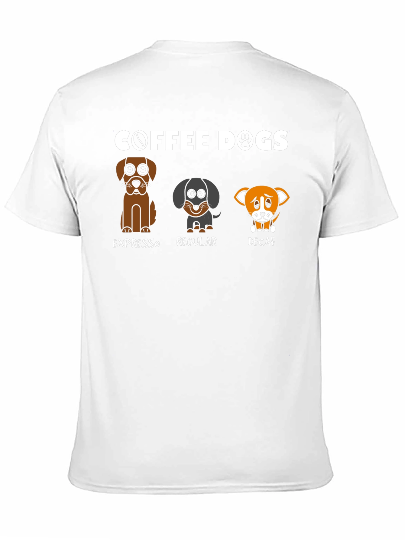 Coffee Dogs T-Shirt - Espresso Regular Decaf