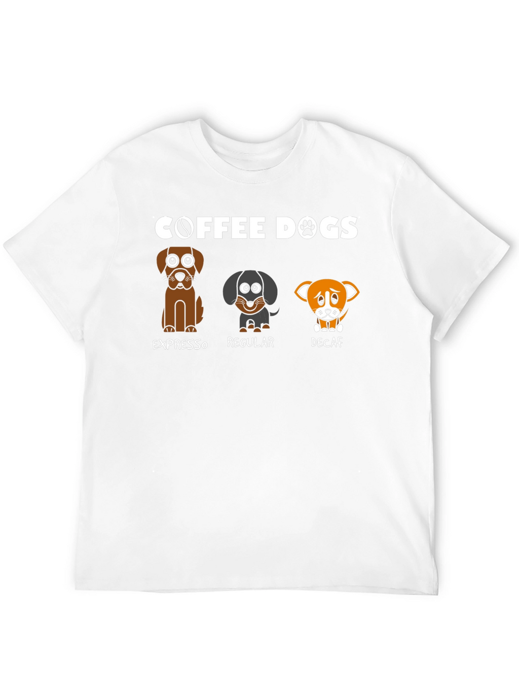 Coffee Dogs T-Shirt - Espresso Regular Decaf