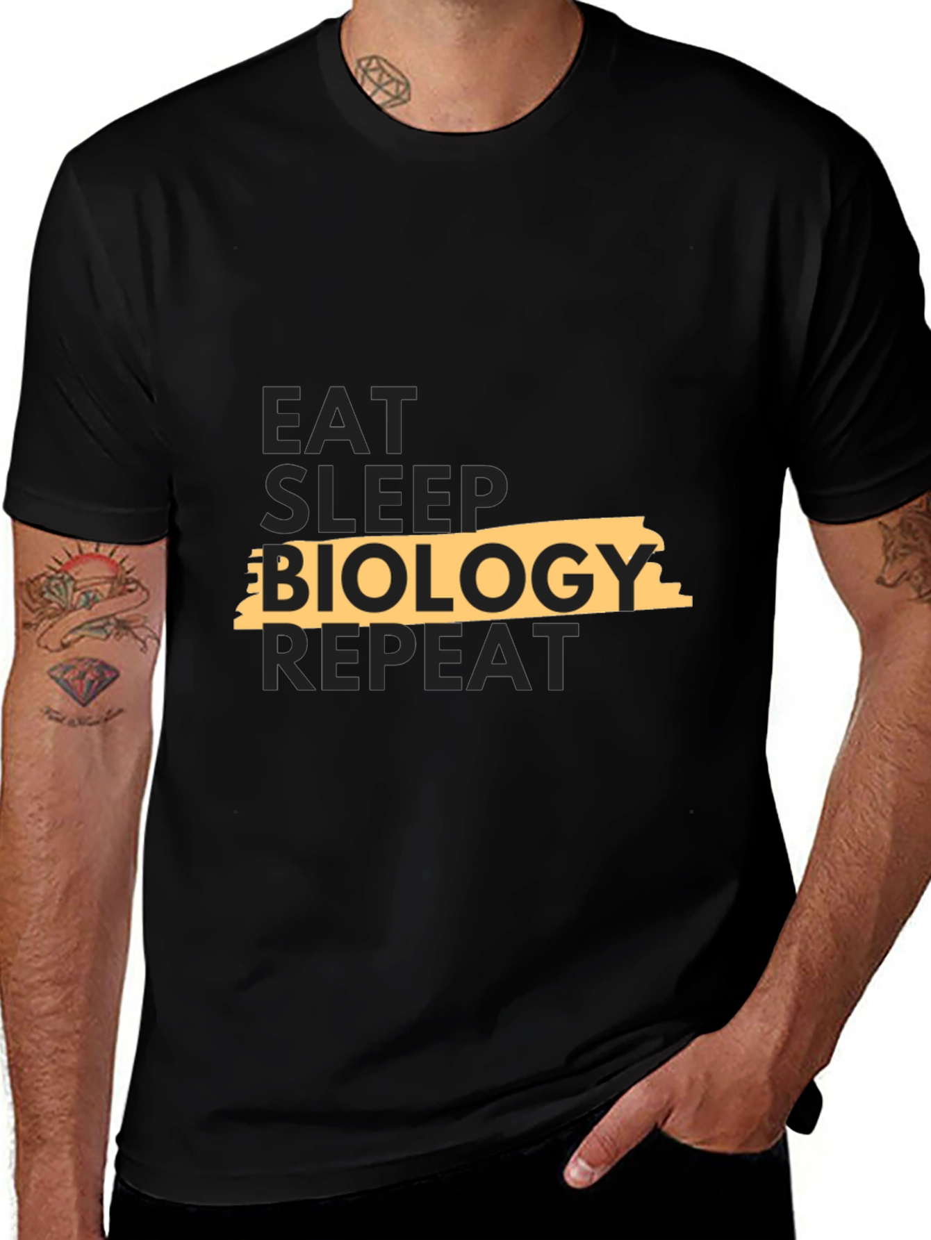 Eat Sleep Biology Repeat T-Shirt