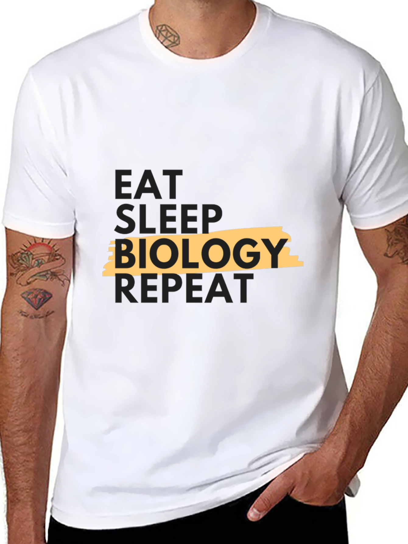 Eat Sleep Biology Repeat T-Shirt