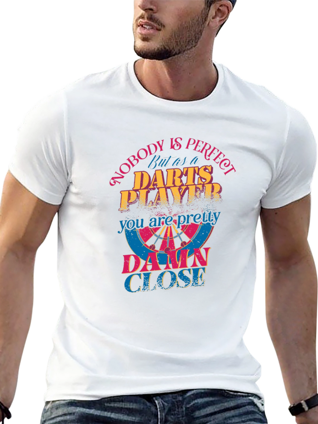 Darts Player Novelty Graphic Tee