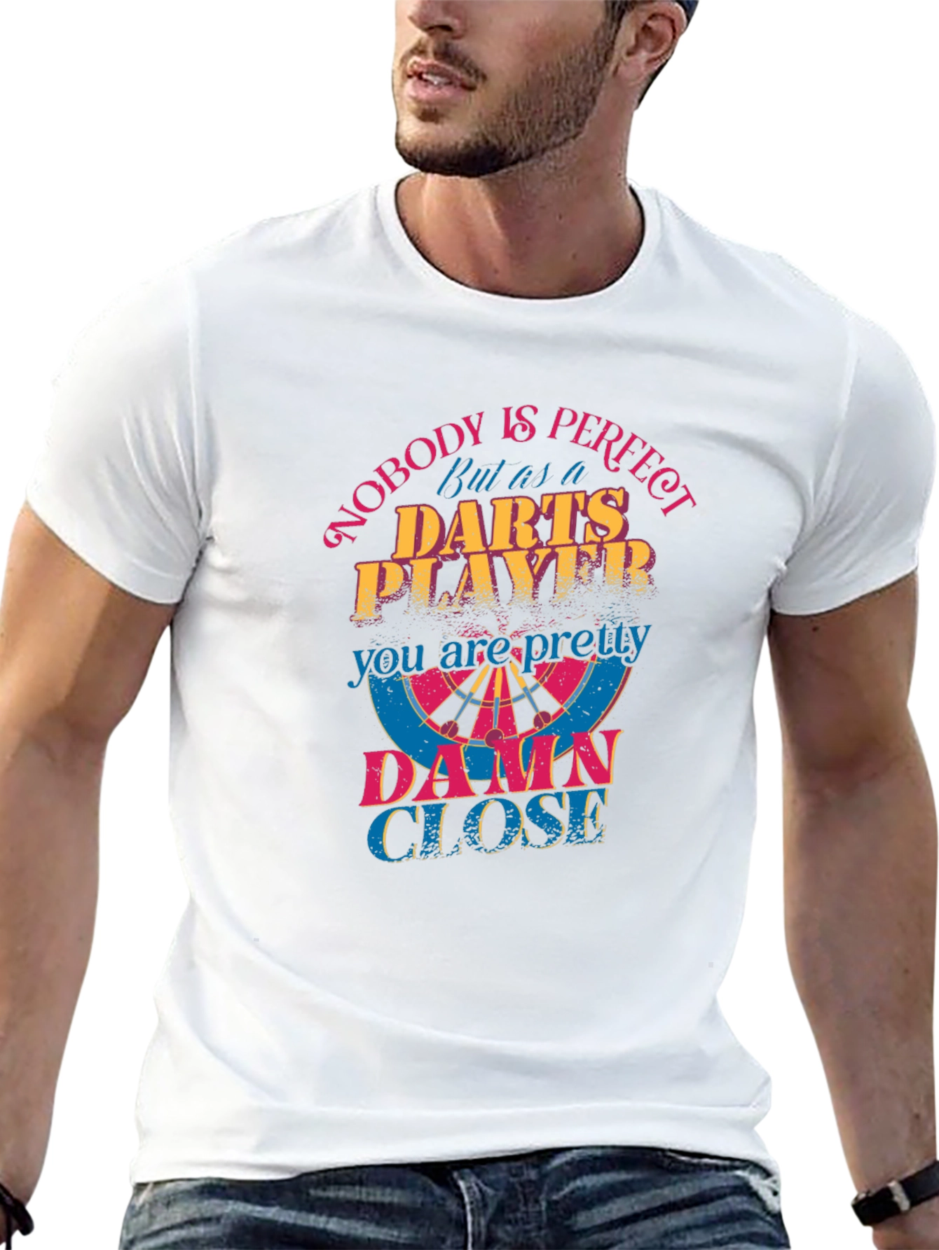 Darts Player Novelty Graphic Tee