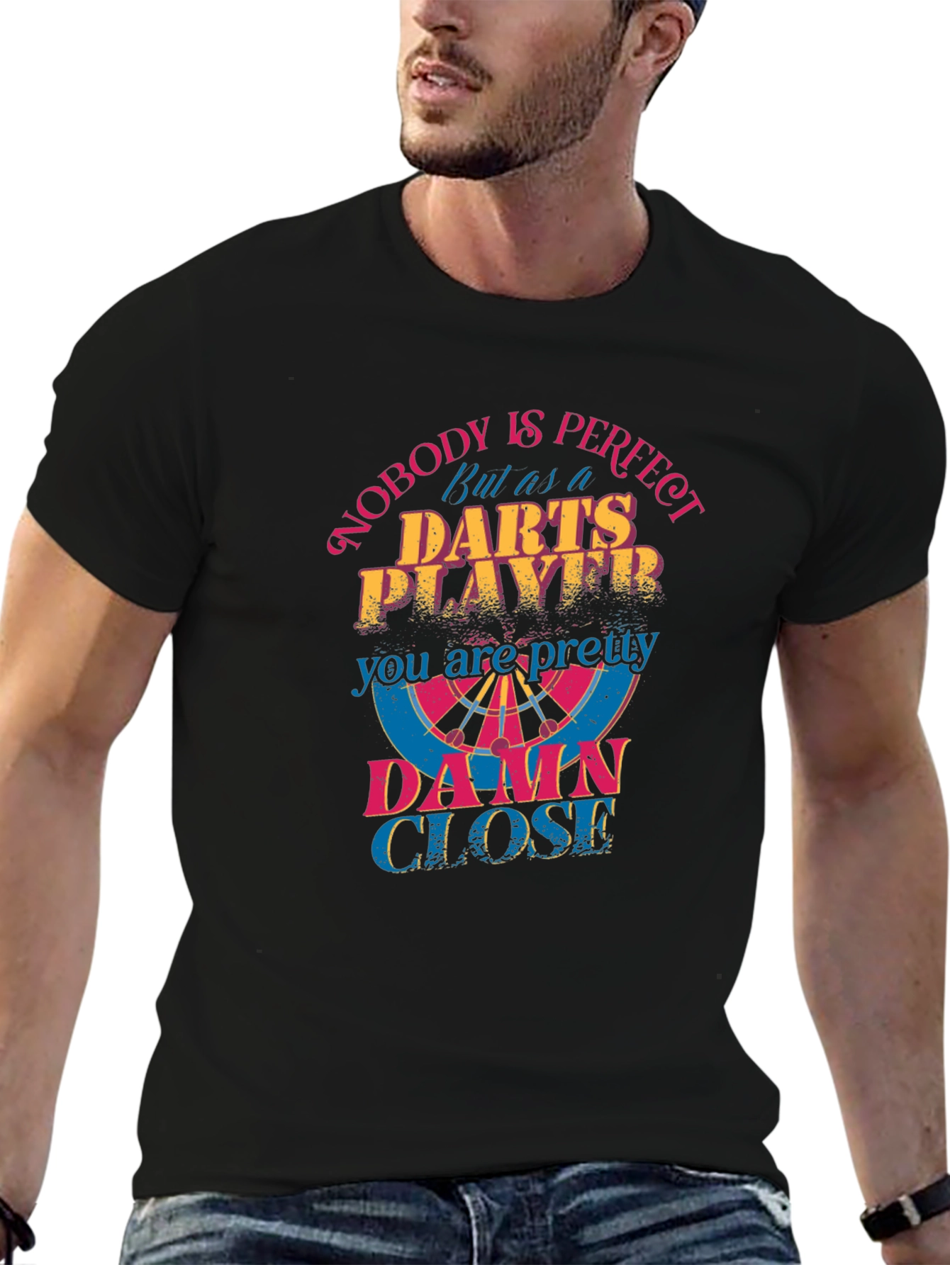 Darts Player Novelty Graphic Tee