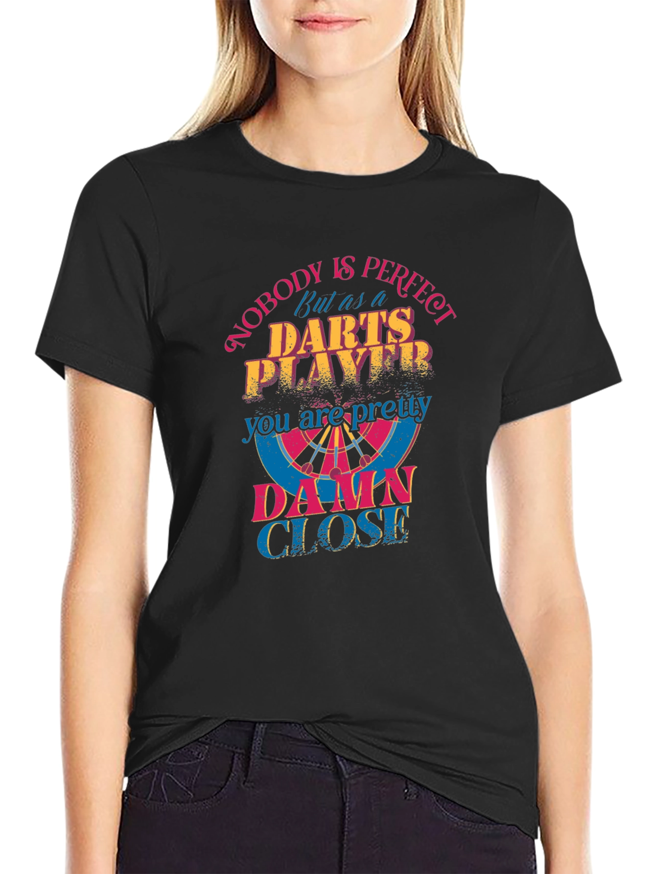 Darts Player Novelty Graphic Tee