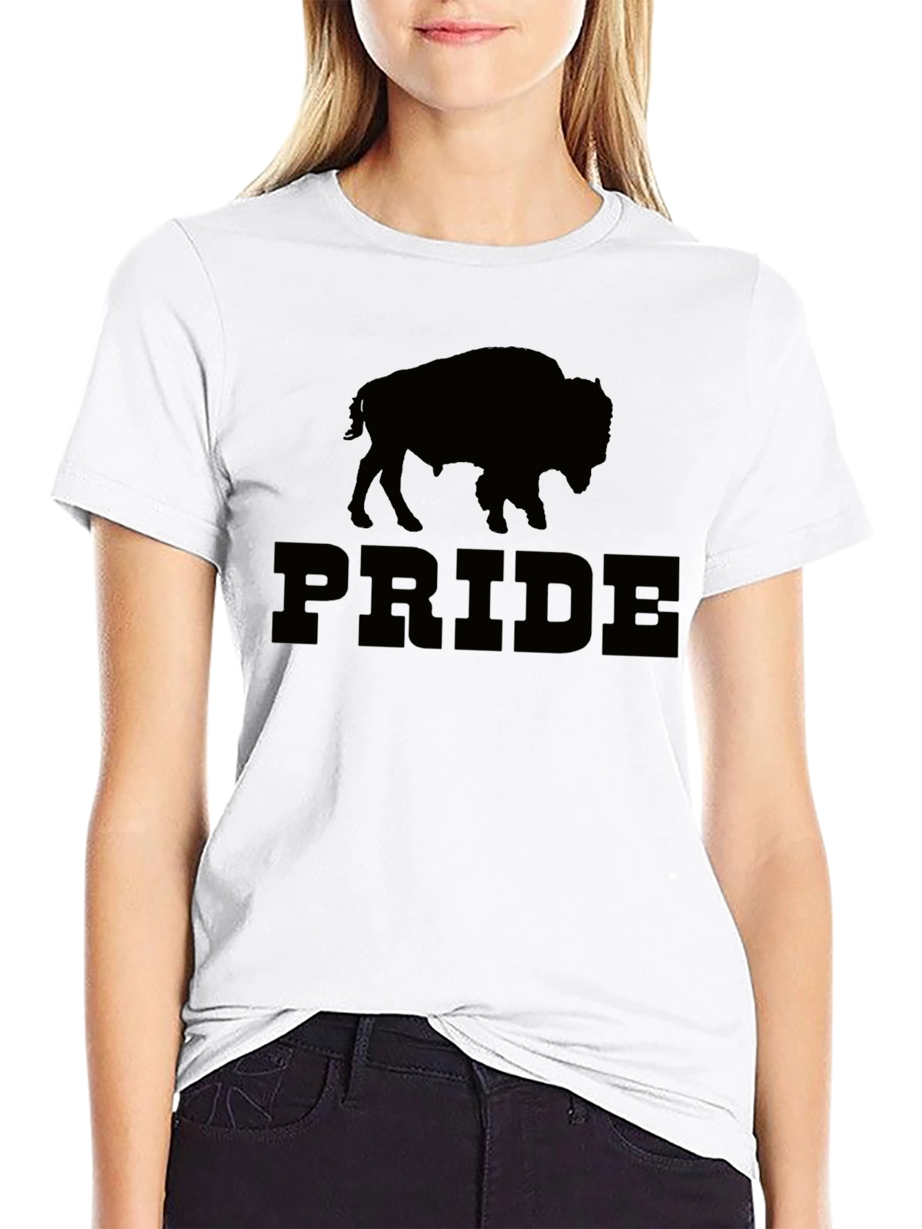 Bison Pride Graphic Tee - Classic Black T-Shirt