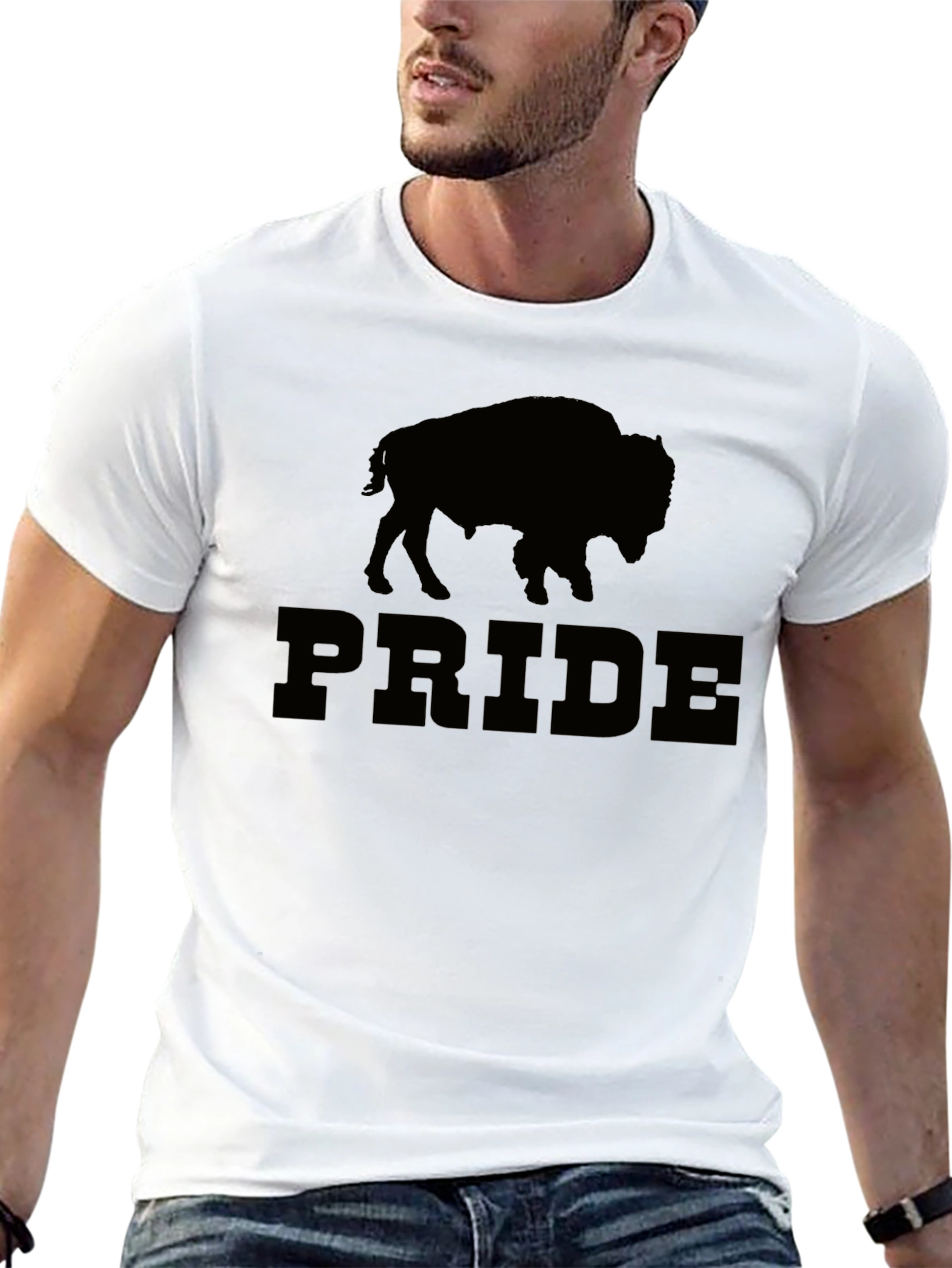 Bison Pride Graphic Tee - Classic Black T-Shirt