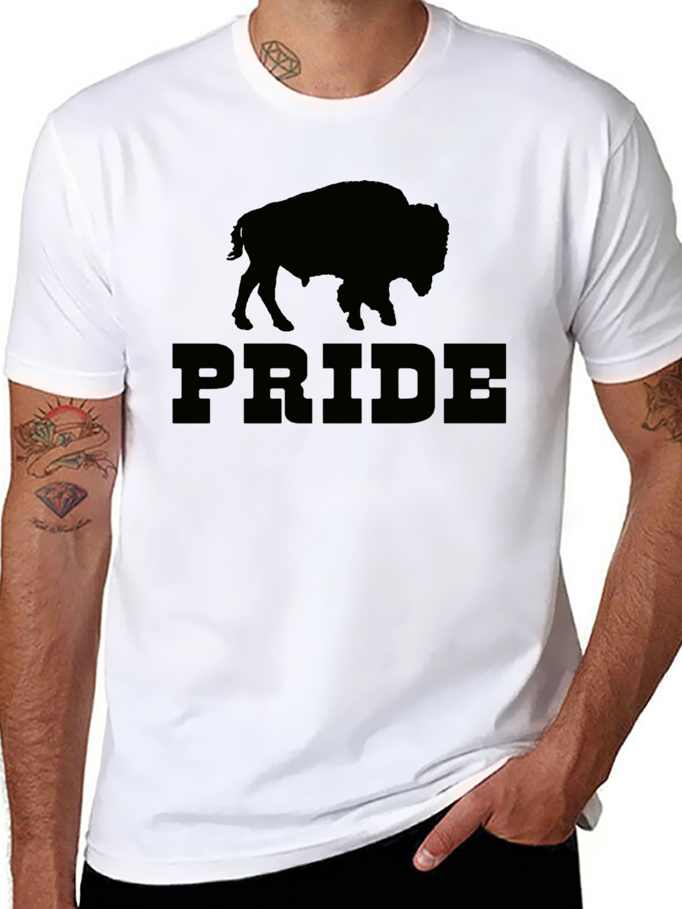 Bison Pride Graphic Tee - Classic Black T-Shirt