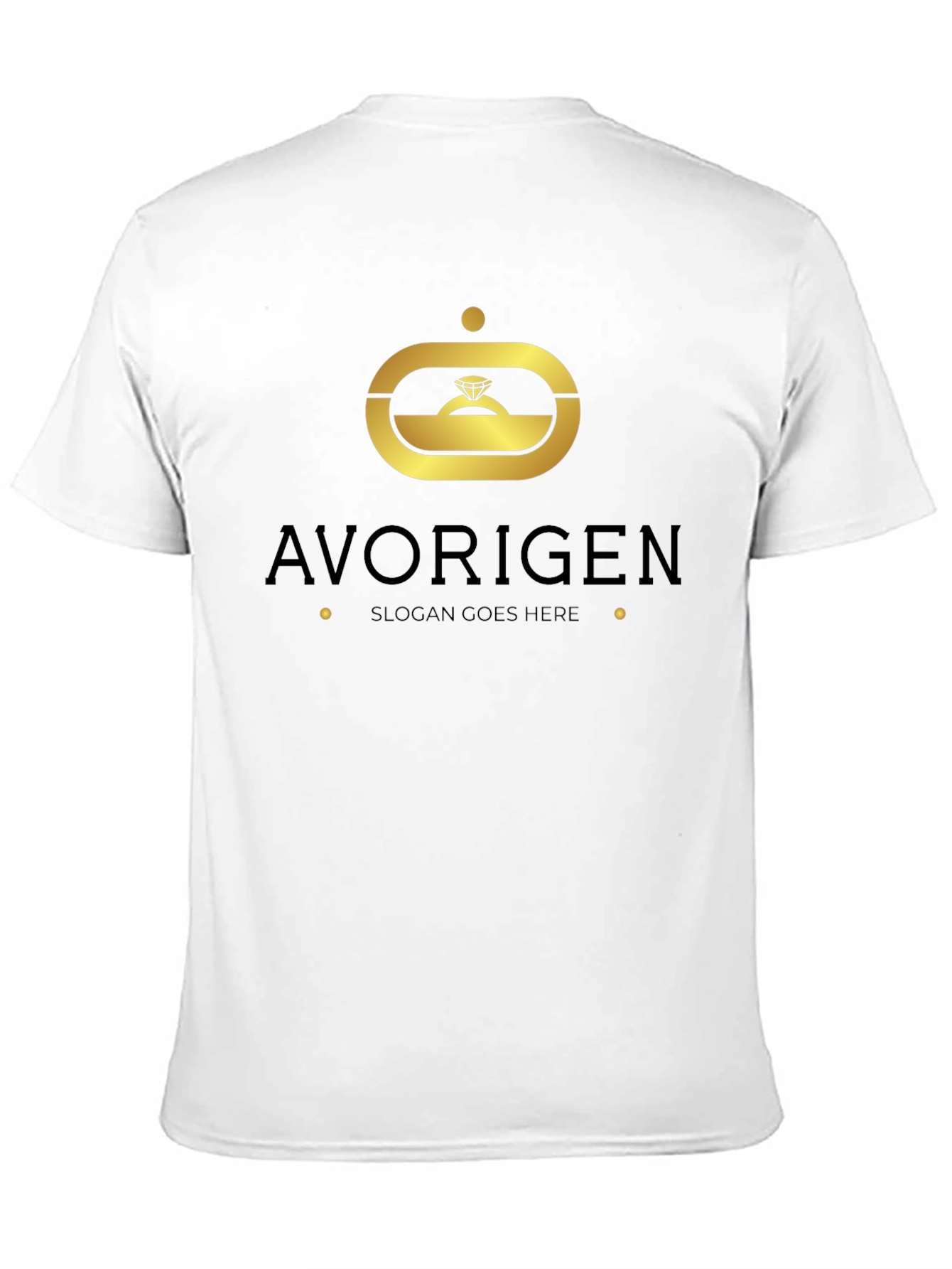 Avorigen Black Graphic T-Shirt