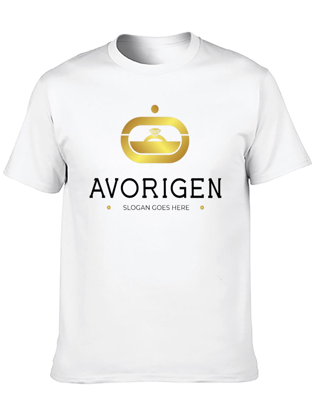Avorigen Black Graphic T-Shirt