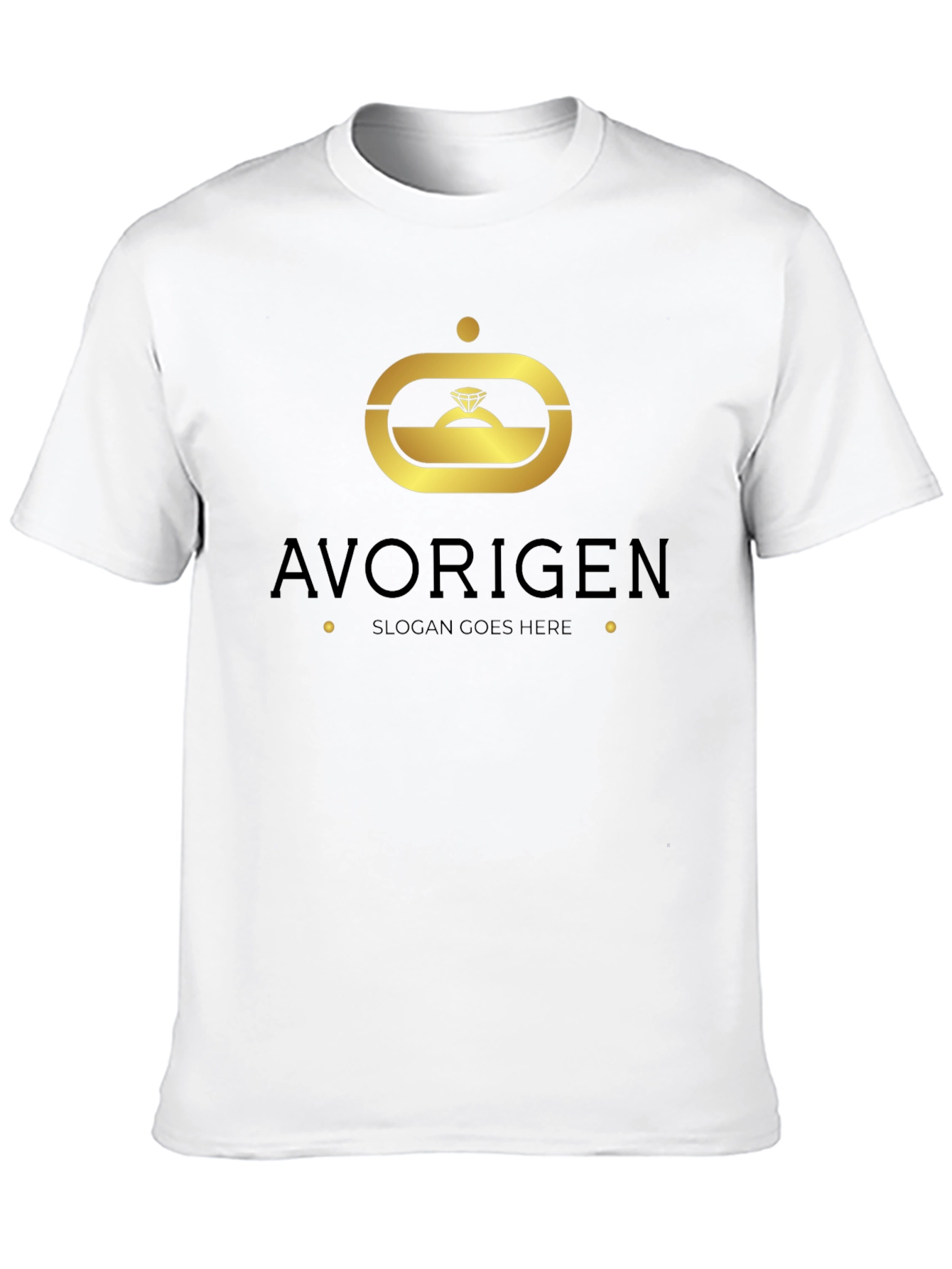 Avorigen Black Graphic T-Shirt