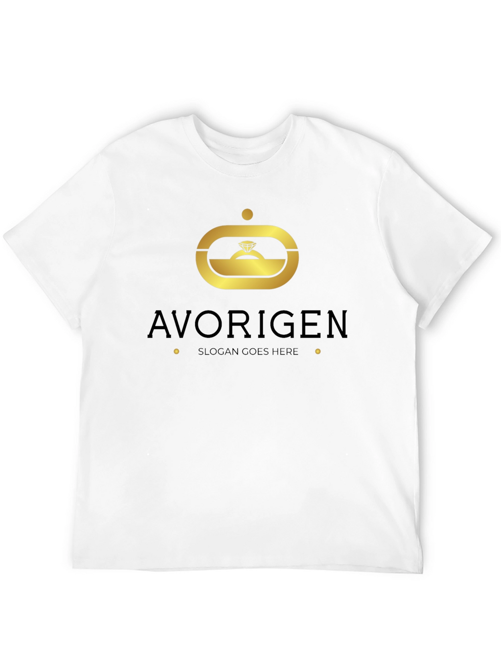 Avorigen Black Graphic T-Shirt