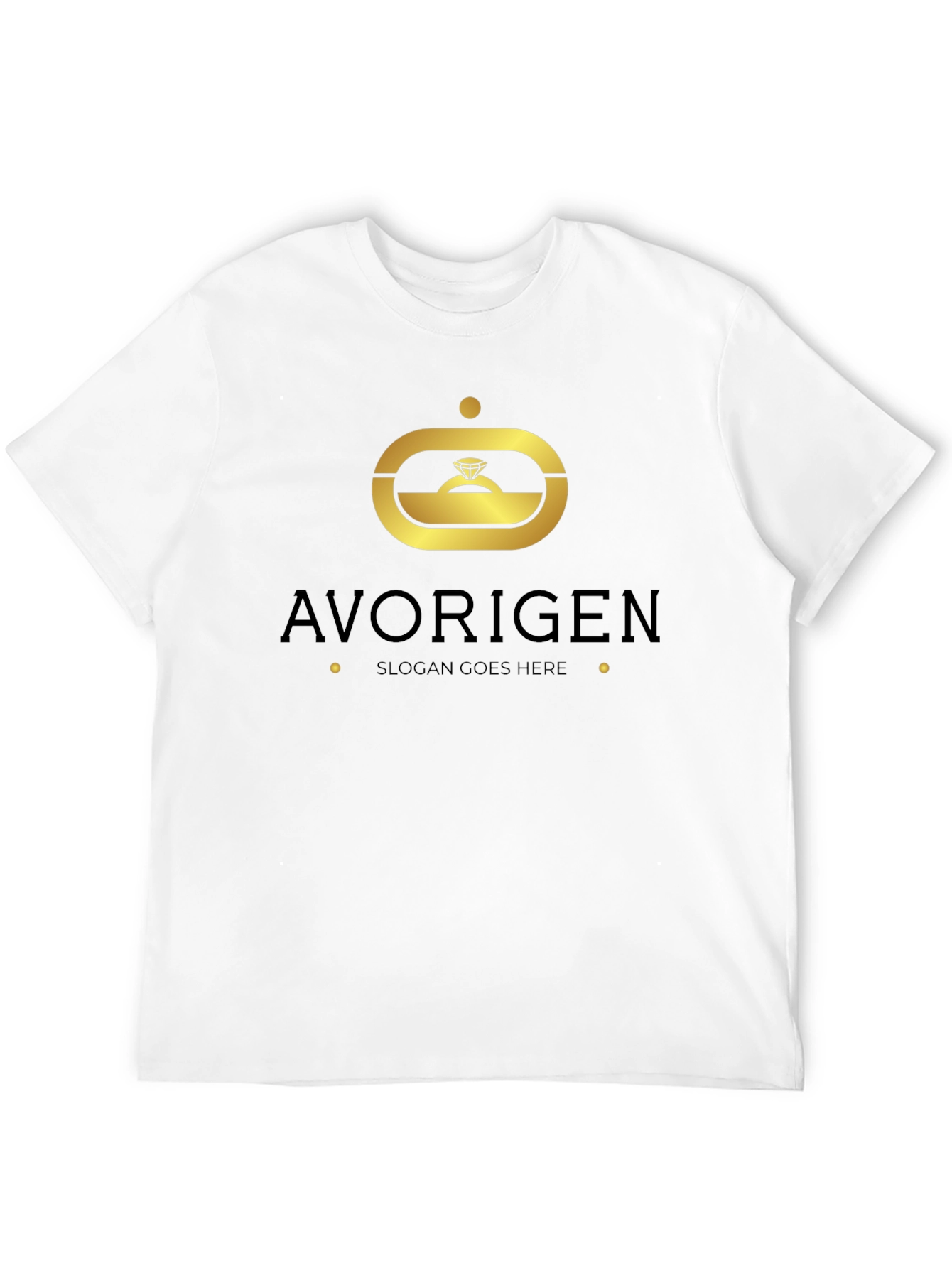 Avorigen Black Graphic T-Shirt