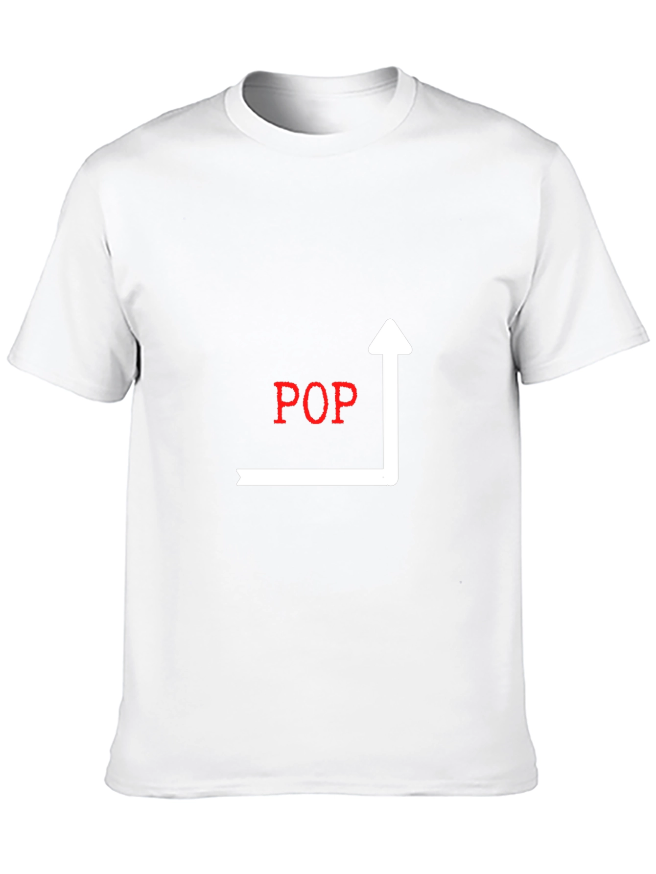 Trendy Pop Art Graphic Tee - Black Cotton Blend