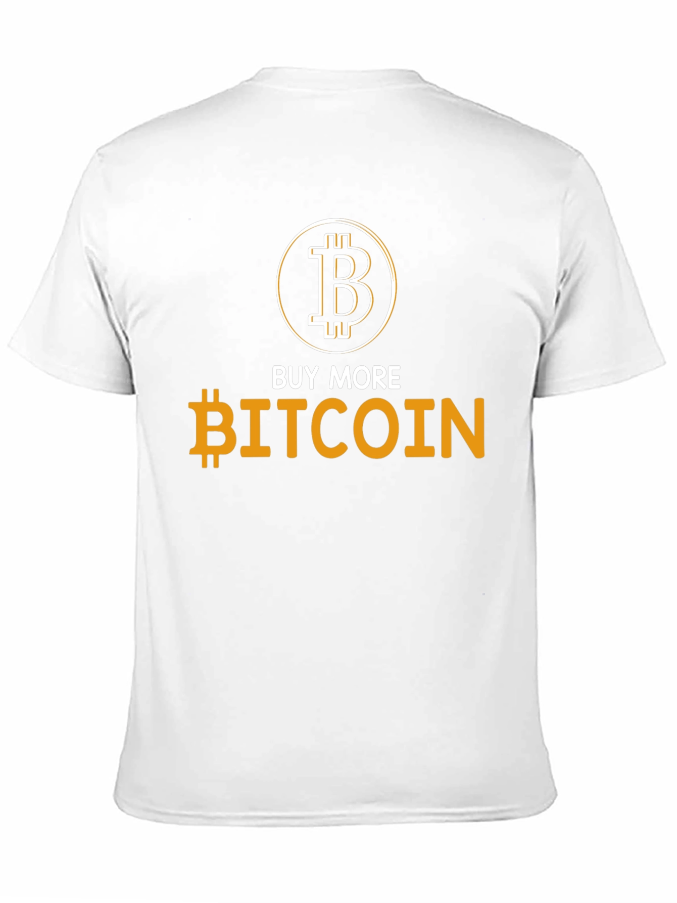 Buy More Bitcoin Black T-Shirt Crypto Currency Tee