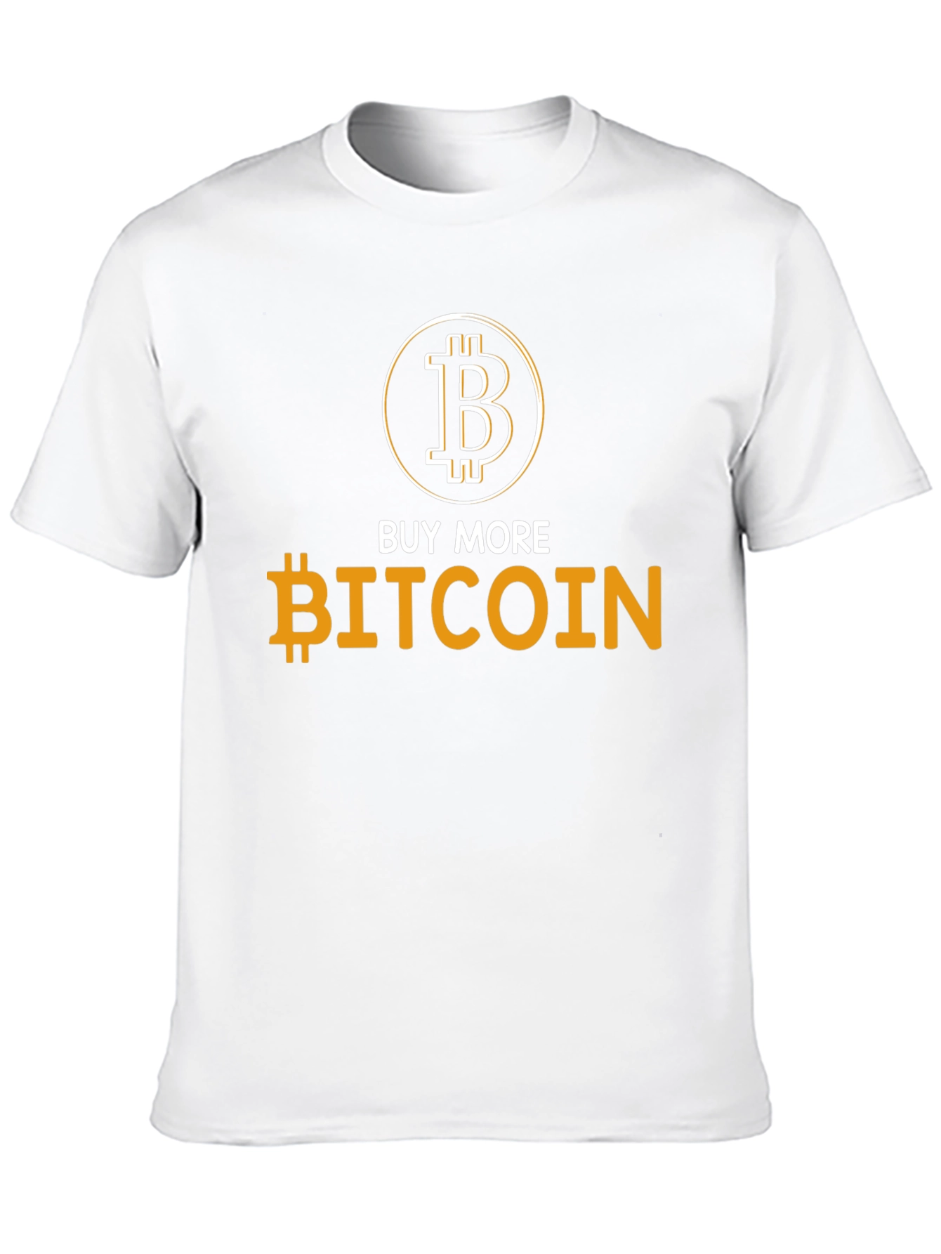 Buy More Bitcoin Black T-Shirt Crypto Currency Tee