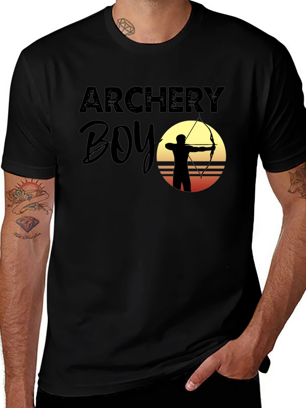 Archery Boy T-Shirt - Stylish Graphic Tee