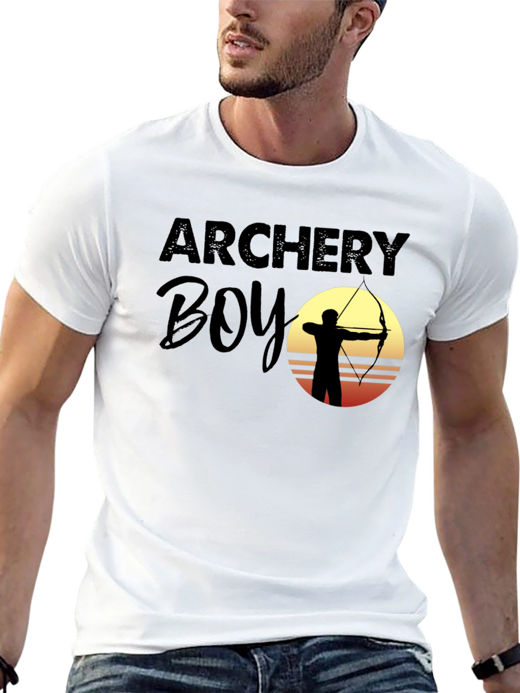 Archery Boy T-Shirt - Stylish Graphic Tee