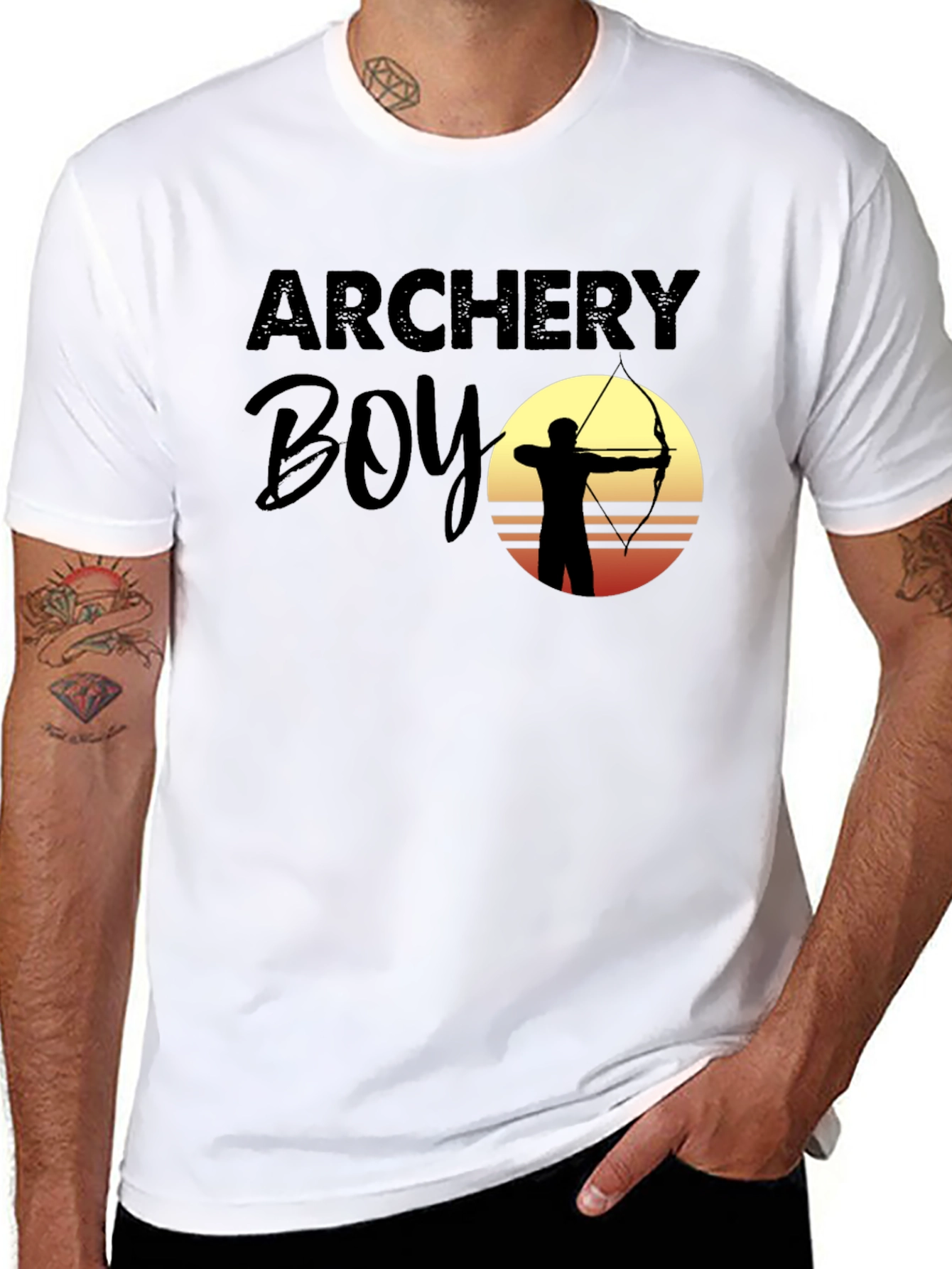 Archery Boy T-Shirt - Stylish Graphic Tee