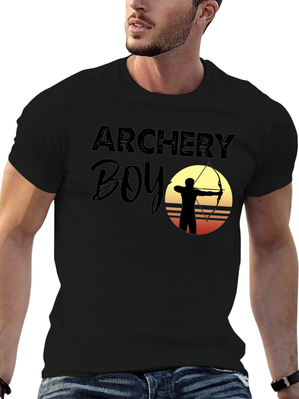 Archery Boy T-Shirt - Stylish Graphic Tee